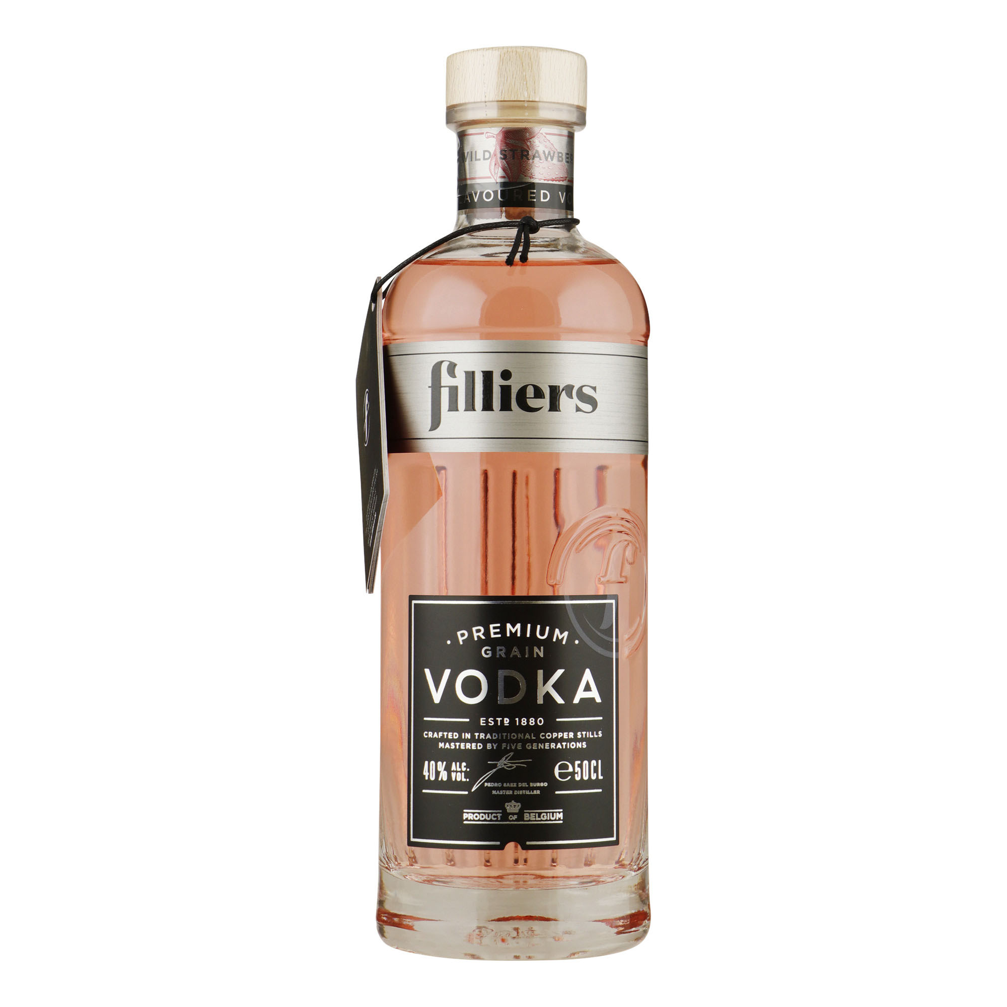 Filliers Vodka Wild Strawberry Fles 50 cl 40%