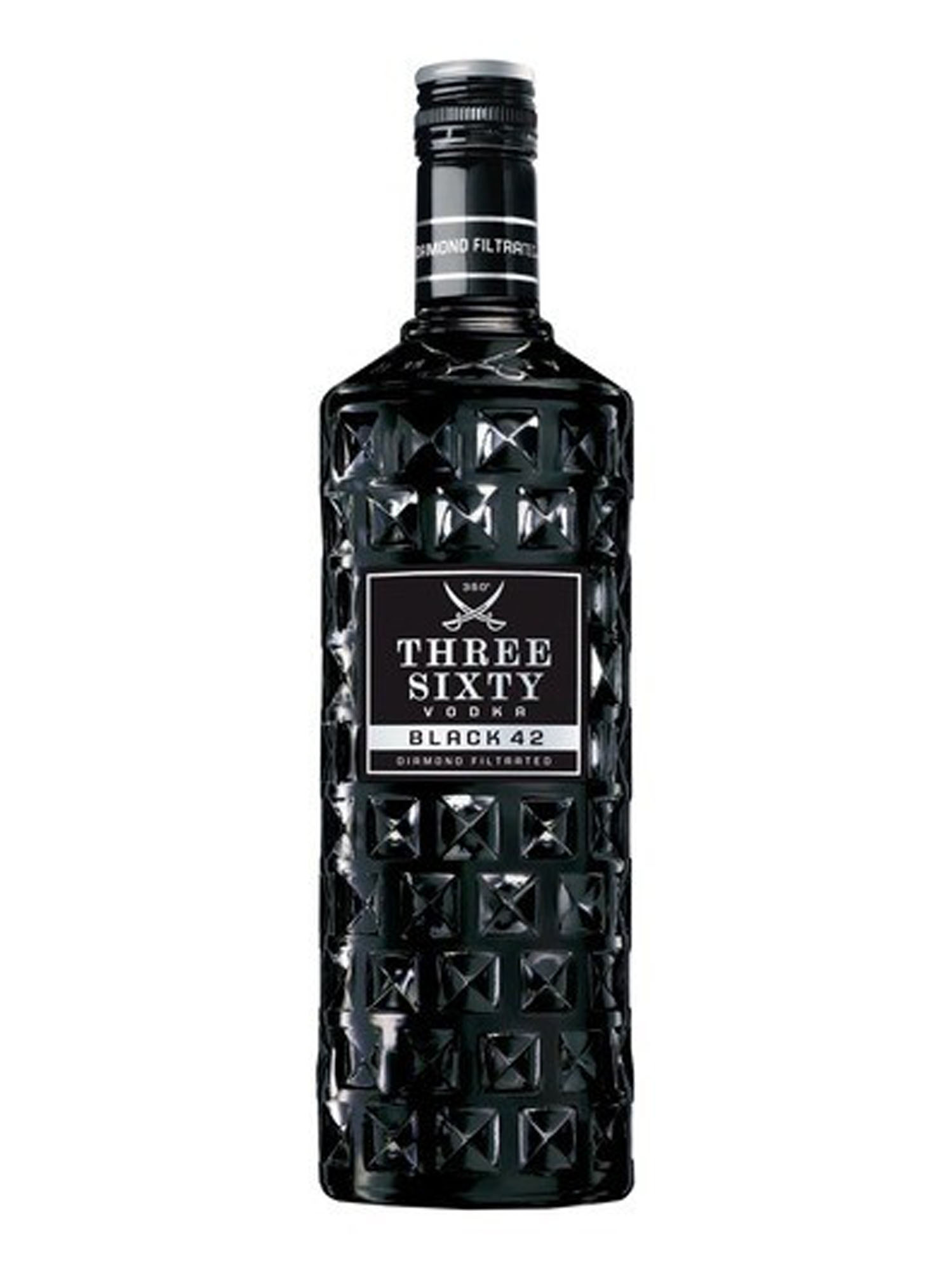 Three Sixty Black 42 Fles 70 cl 42%