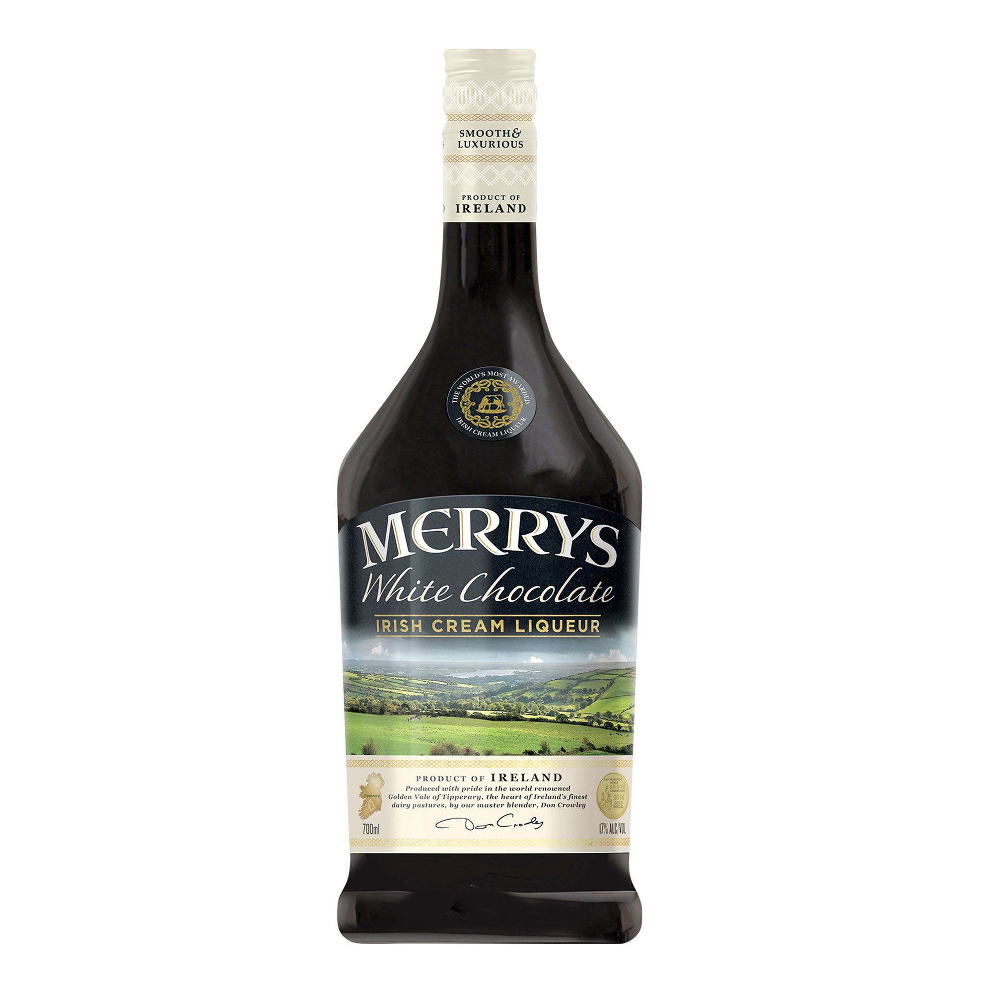 Merrys Witte Chocolade Fles 70 cl 17%