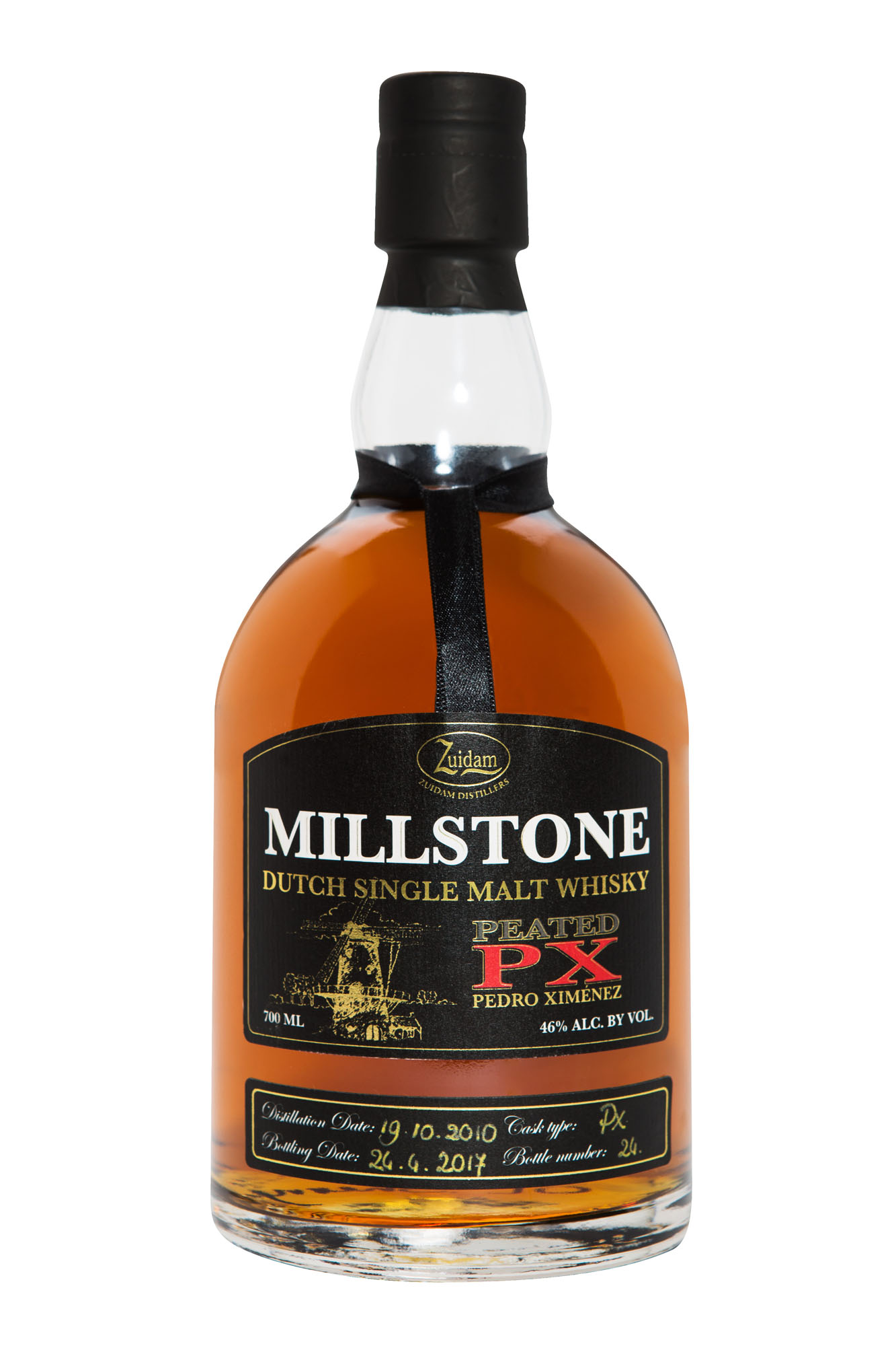 Zuidam Millstone Peated PX Fles 70 cl 46%