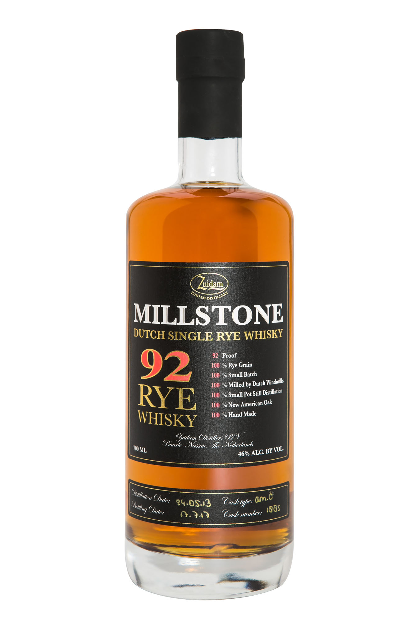 Zuidam Millstone RYE 92 Fles 70 cl 46%