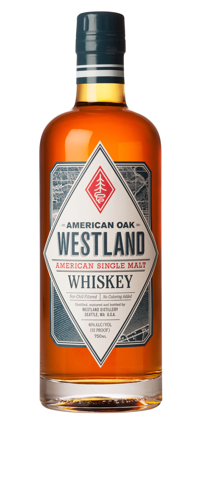 Westland American Oak Single Malt Fles 70 cl 46%
