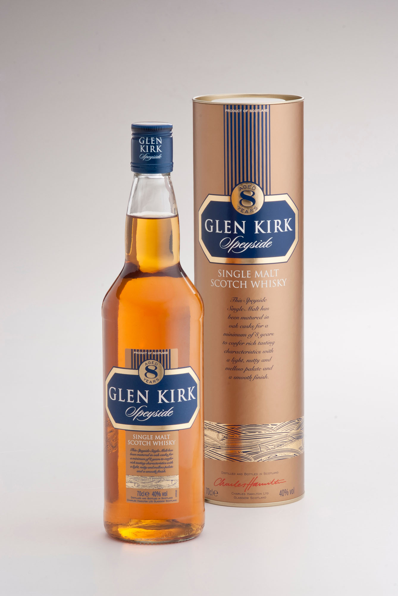 Glen Kirk Single Malt 8Y Fles 70 cl 40%