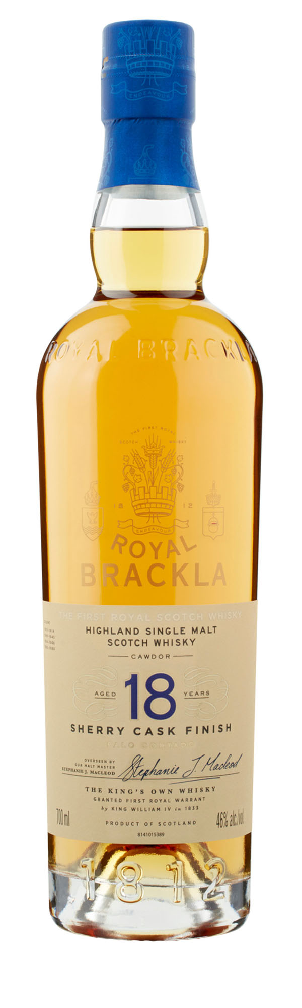 Royal Brackla Single Malt 18Y Fles 70 cl 46%