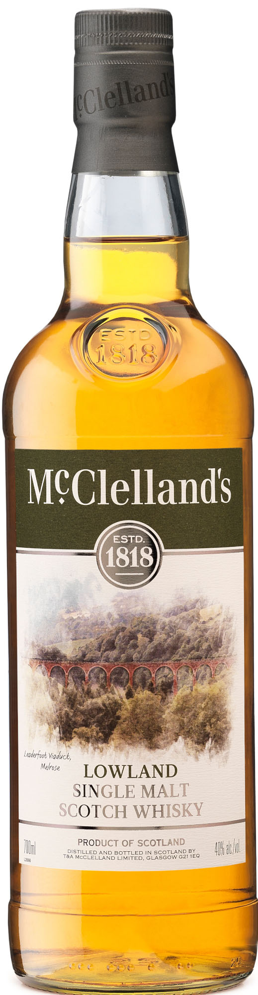 McClelland Lowland Single Malt Fles 70 cl 40%