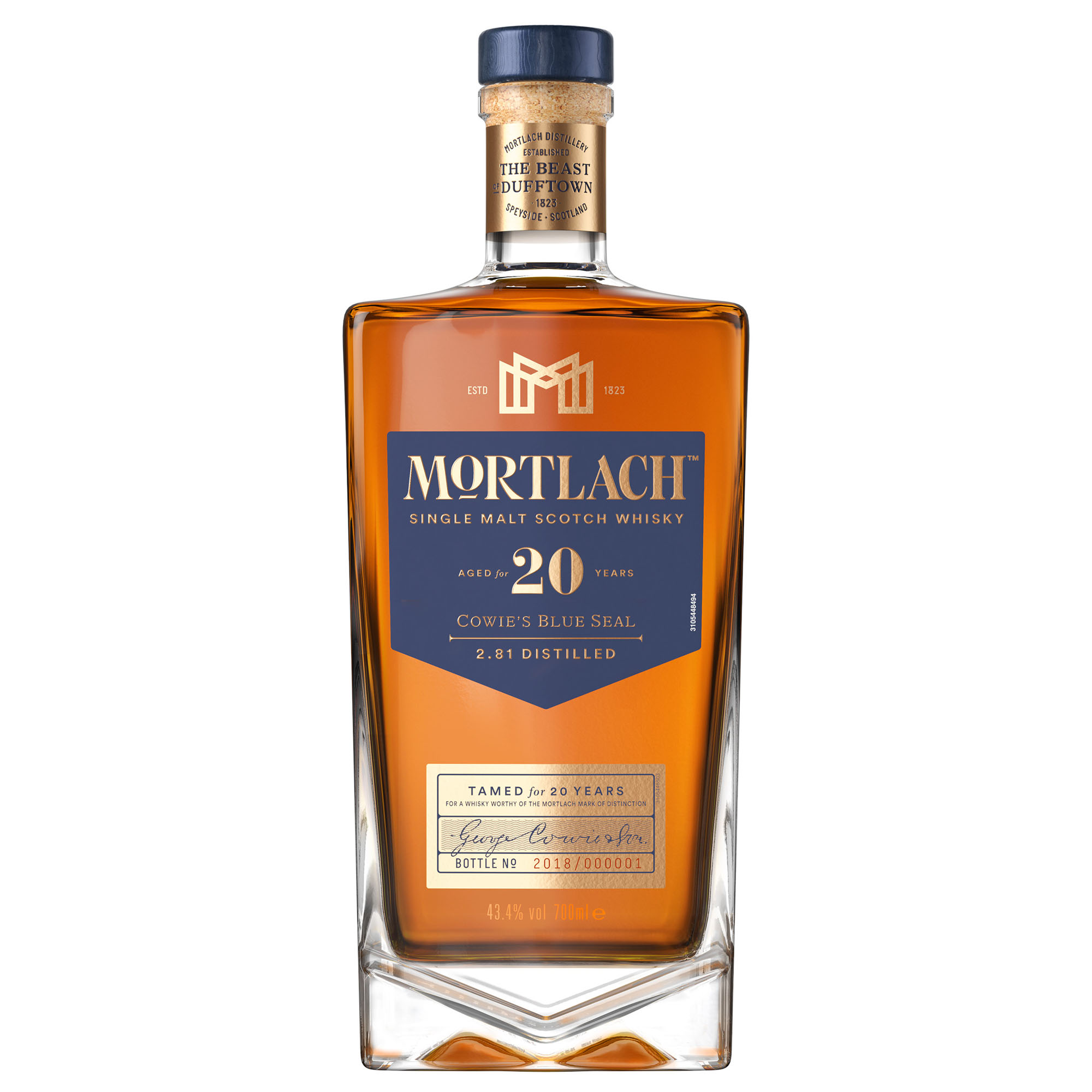 Mortlach 20Y Single Malt Fles 70 cl 43,4%