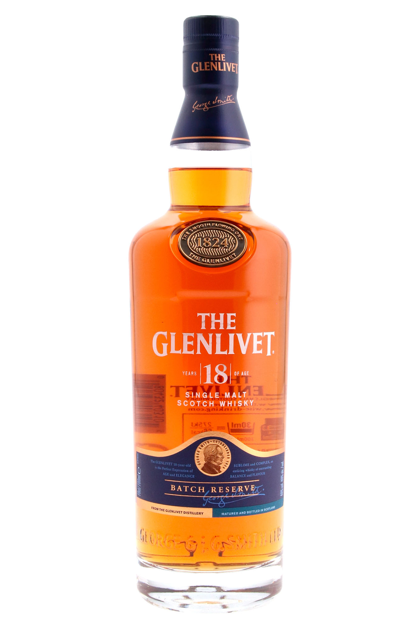 Glenlivet 18Y SM Fles 70 cl 40%