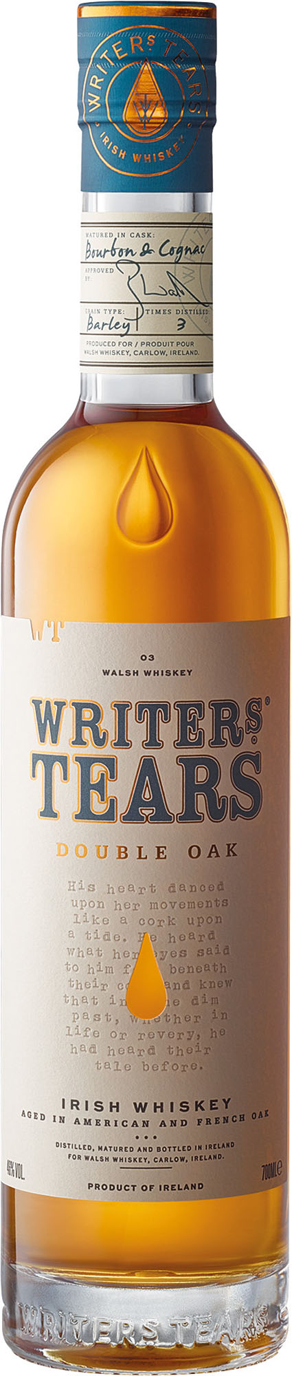 Writers Tears Double Oak Fles 70 cl 46%