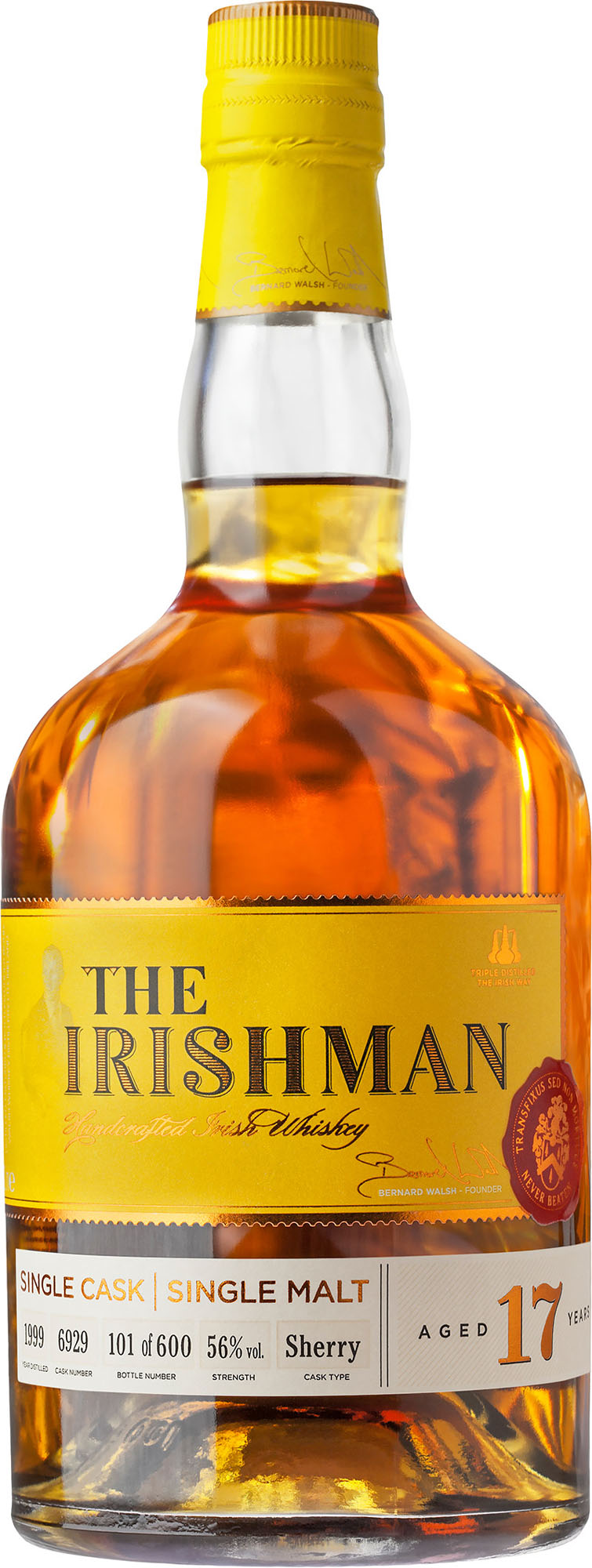 The Irishman Single Malt 17Y Fles 70 cl 56%