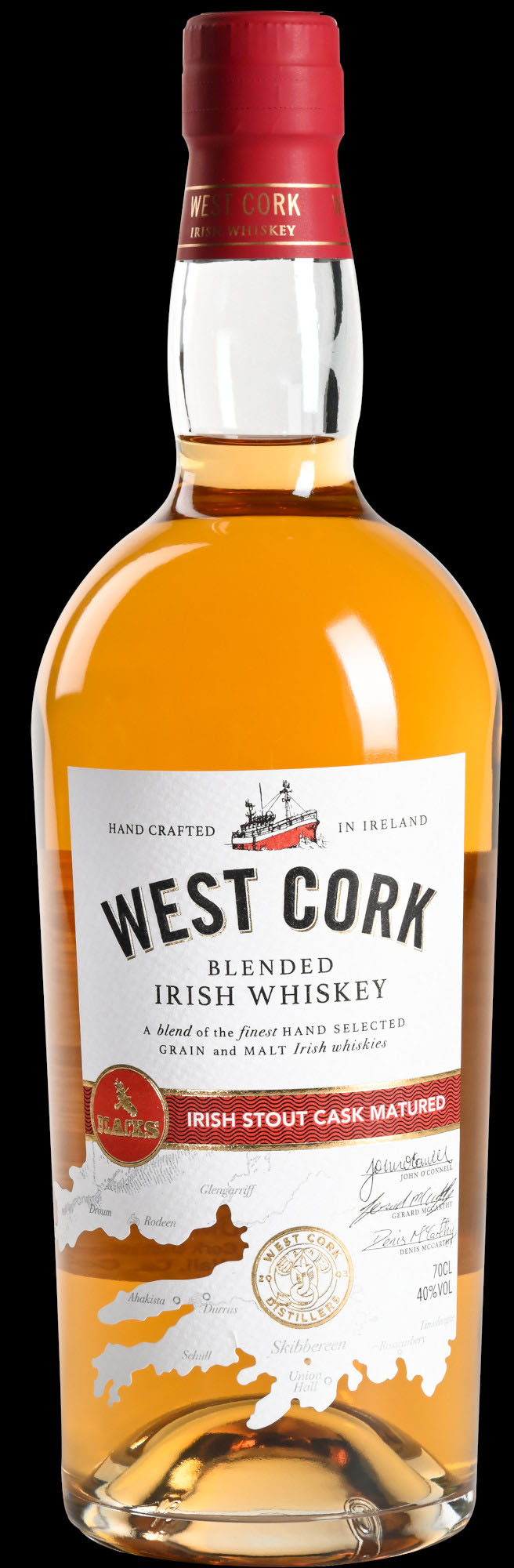 West Cork Irish Stout Cask Fles 70 cl 40%