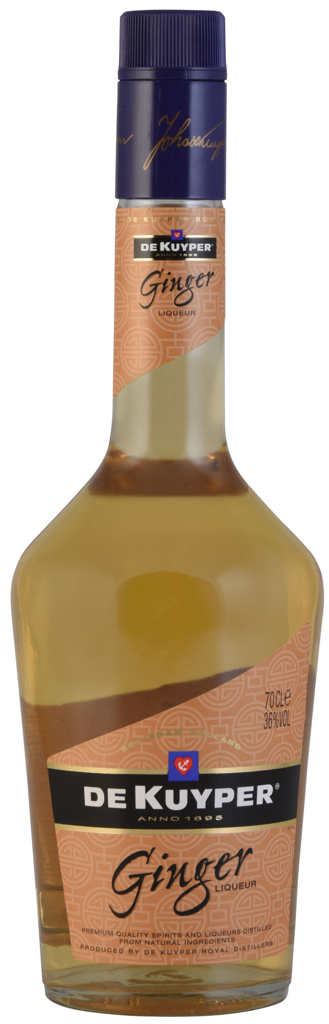 De Kuyper Ginger Likeur Fles 70 cl 36%