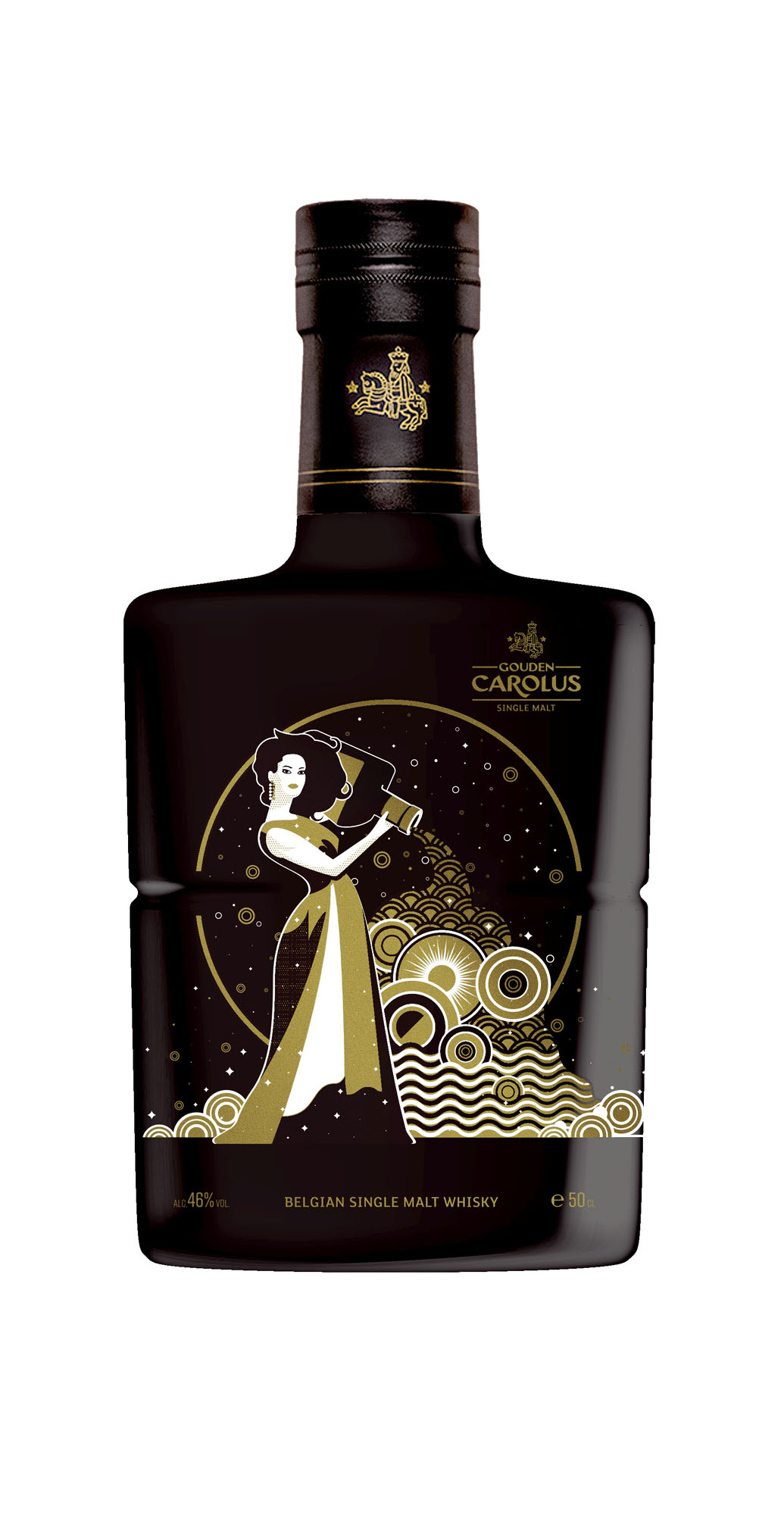 Gouden Carolus Black Canvas Generosity Single Malt Fles 50 cl 46%