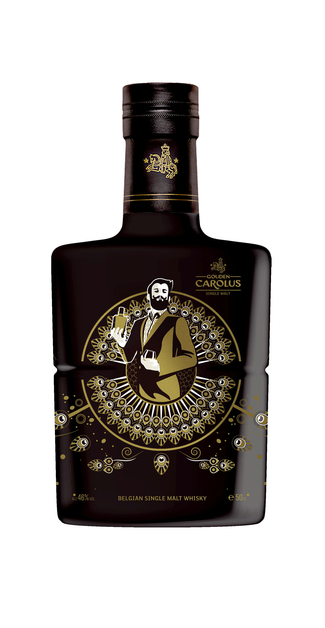 Gouden Carolus Black Canvas Pride Single Malt Fles 50 cl 46%