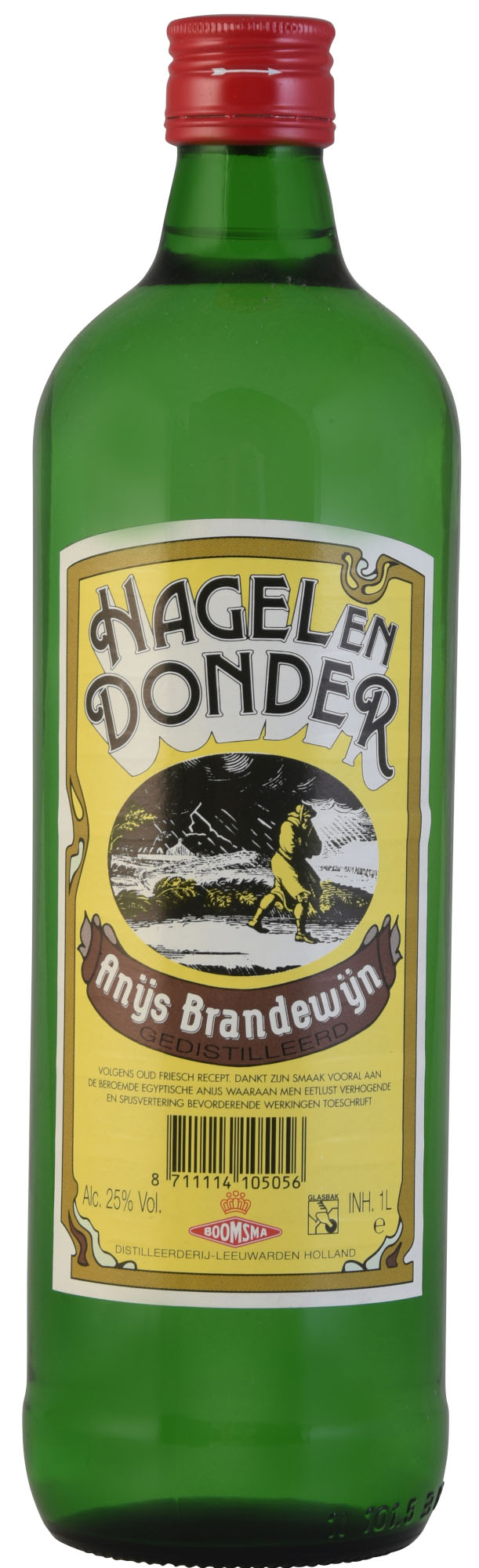 Hagel En Donder Fles 100 cl 25%