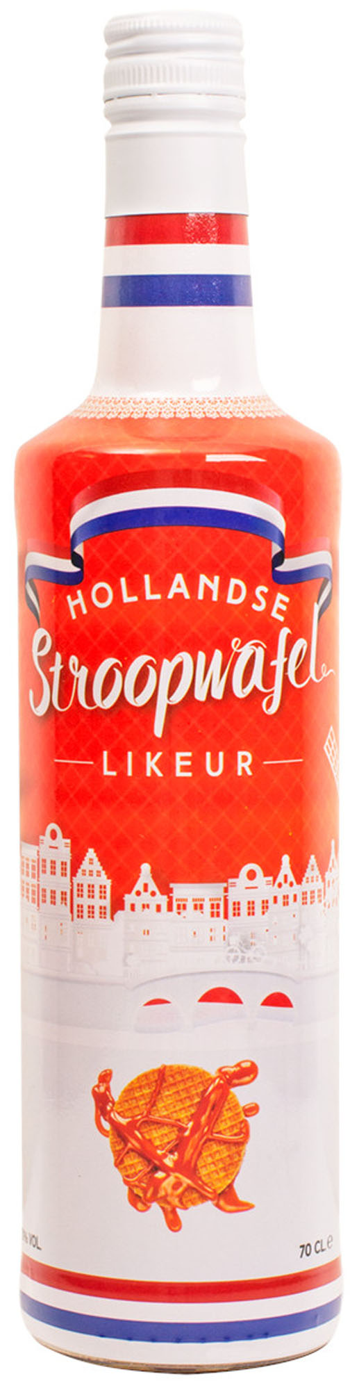 Hollandse Stroopwafel Likeur Fles 70 cl 20%