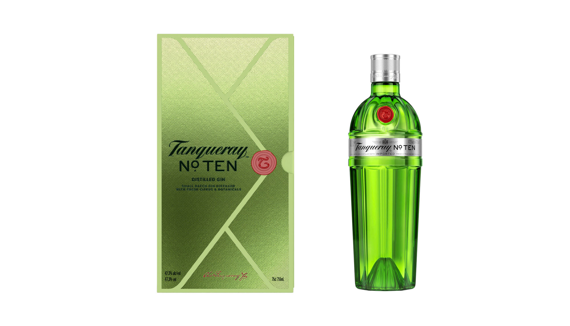 Tanqueray No. 10 Giftbox Fles 70 cl 47,3%