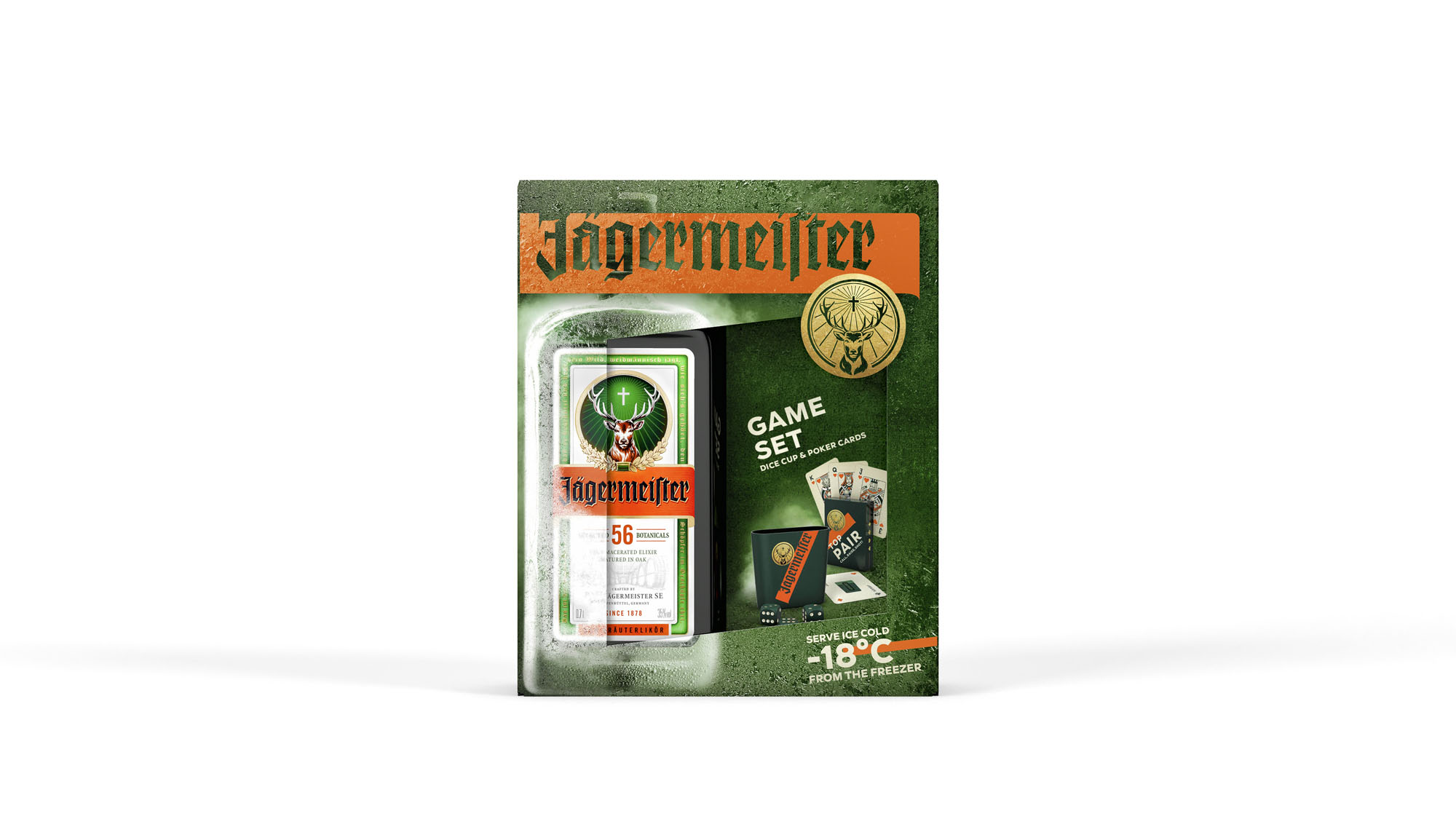 Jagermeister GV Game Set Fles 70 cl 35%