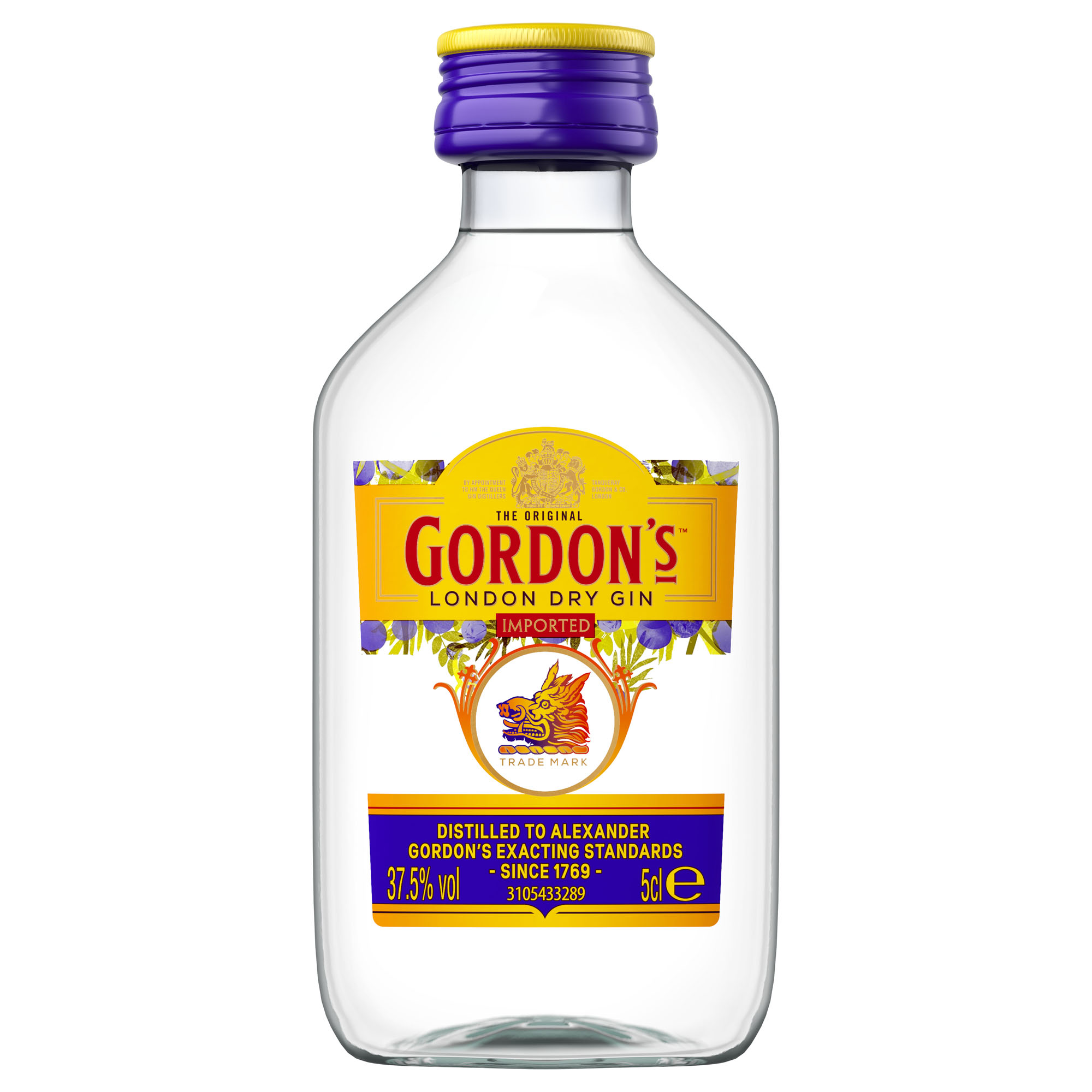 Gordon Gin Mini Tray 12x5 cl 37,5%