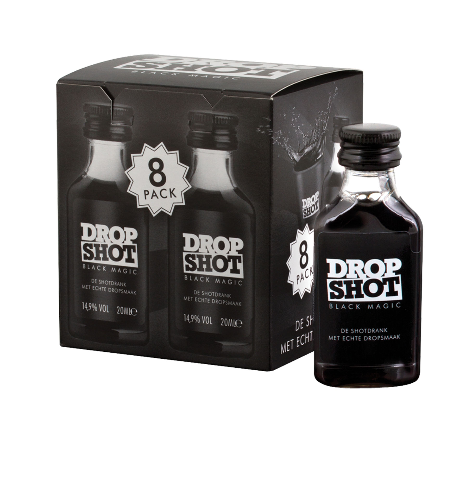 Dropshot Mini Pet 8-Pack Doos 8x2 cl 14,9%