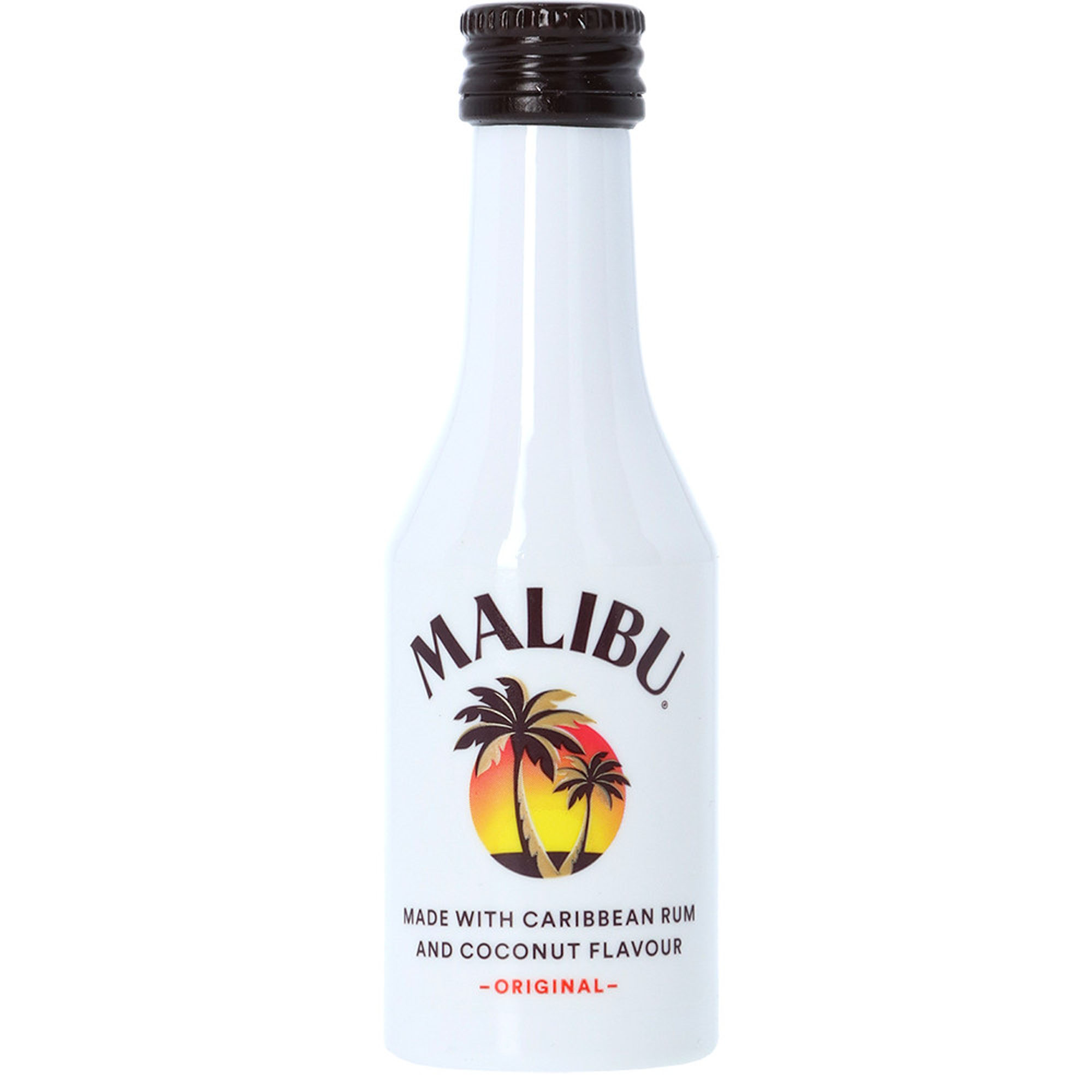 Malibu Mini Pet Doos 12x5 cl 21%