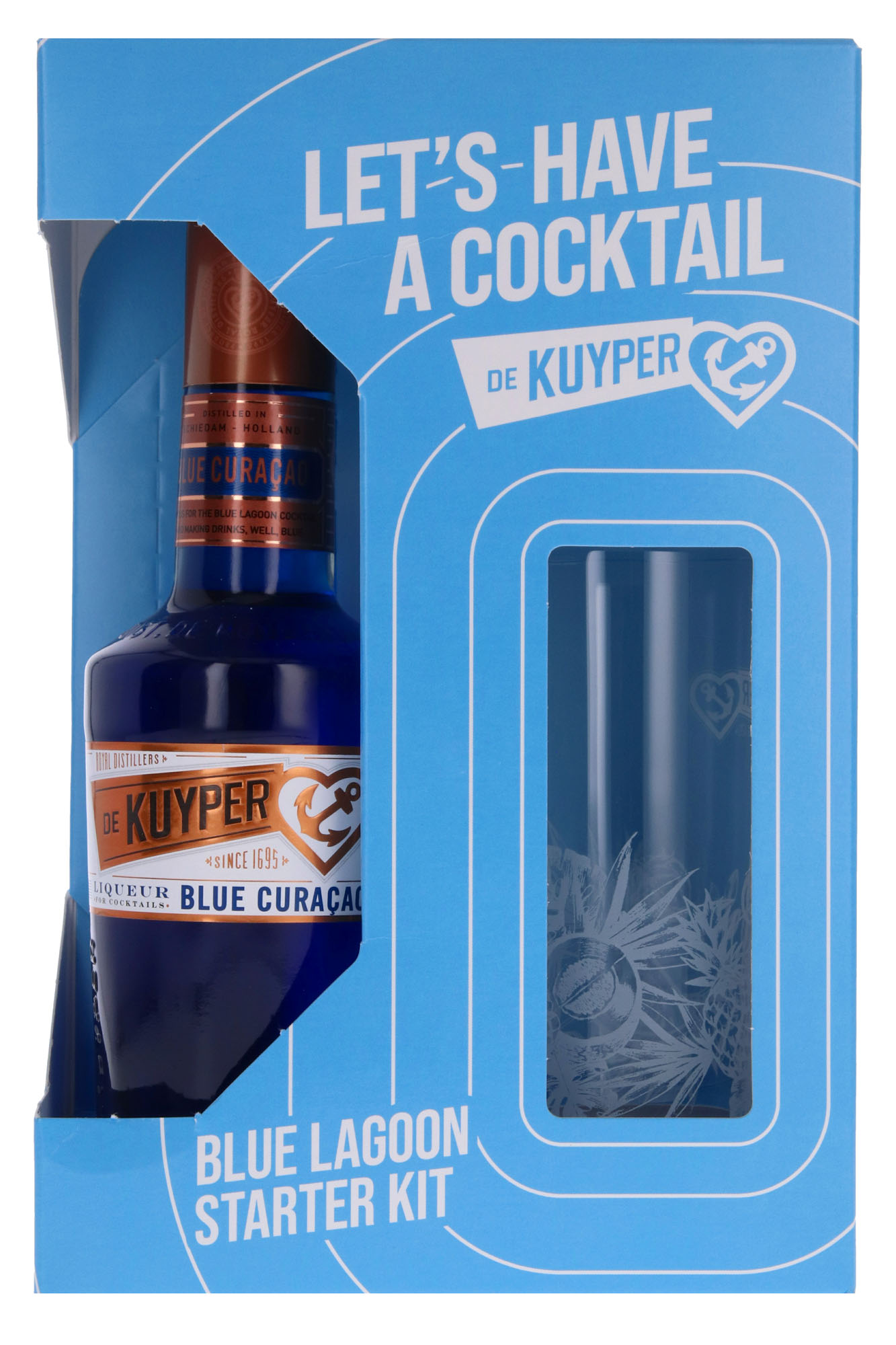 Kuyper Blue Curacao GV Fles 35 cl 20%