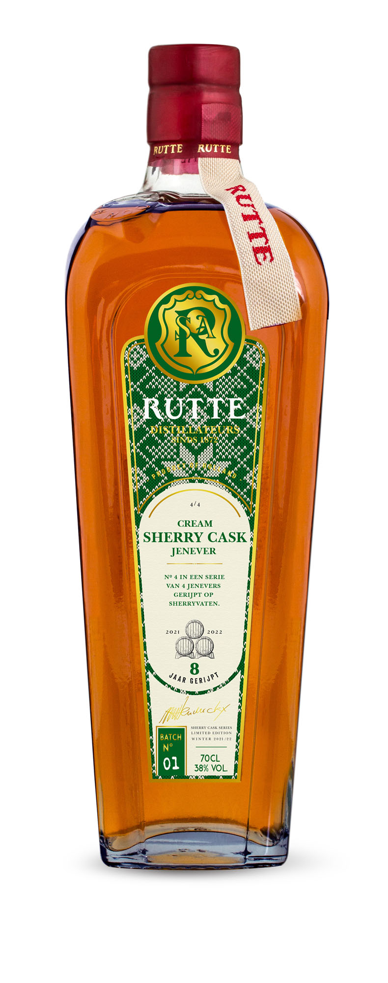 Rutte Cream Sherry Cask 8Y Fles 70 cl 38%