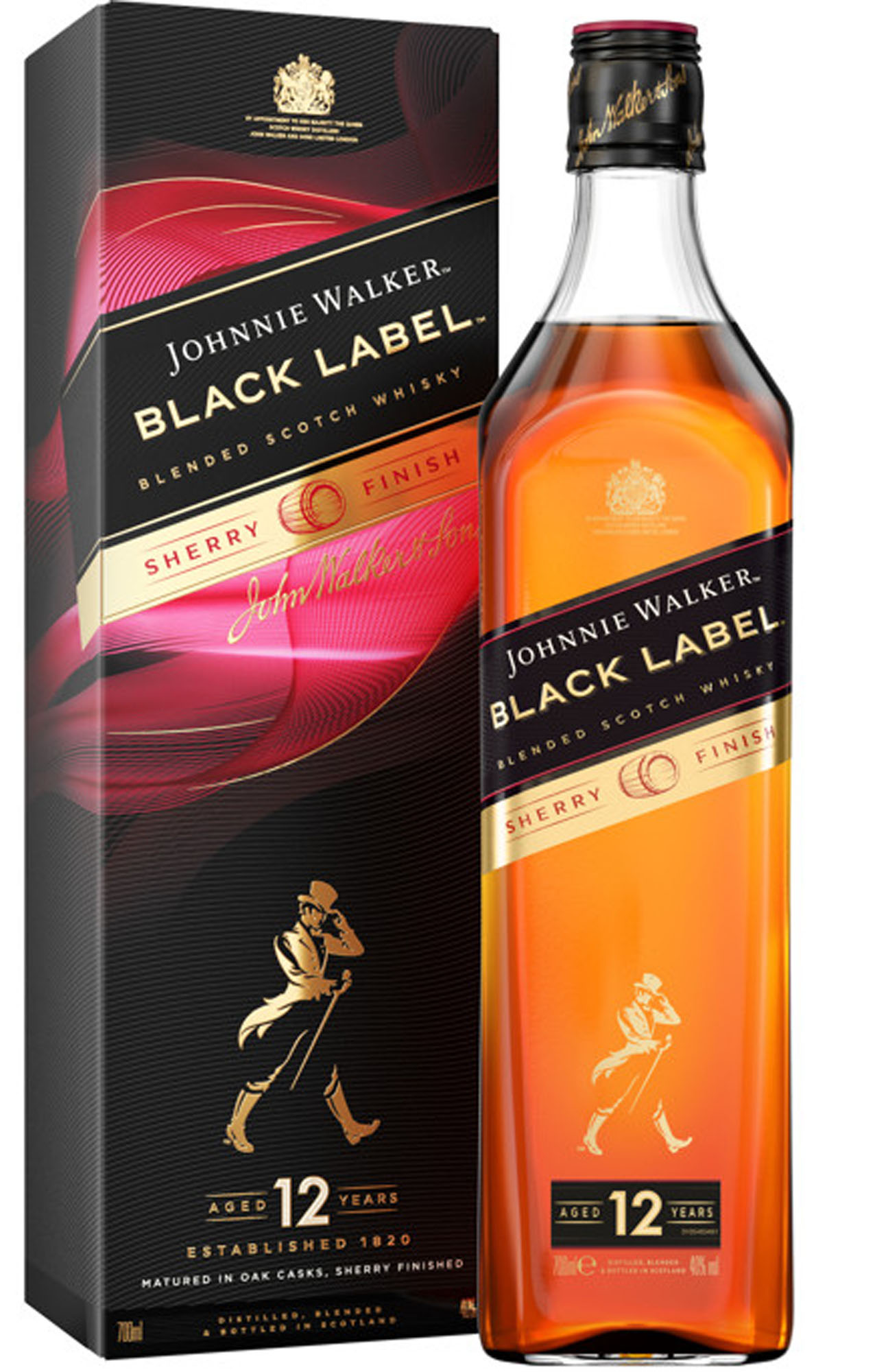 Johnnie Walker Black Sherry Finish Fles 70 cl 40%