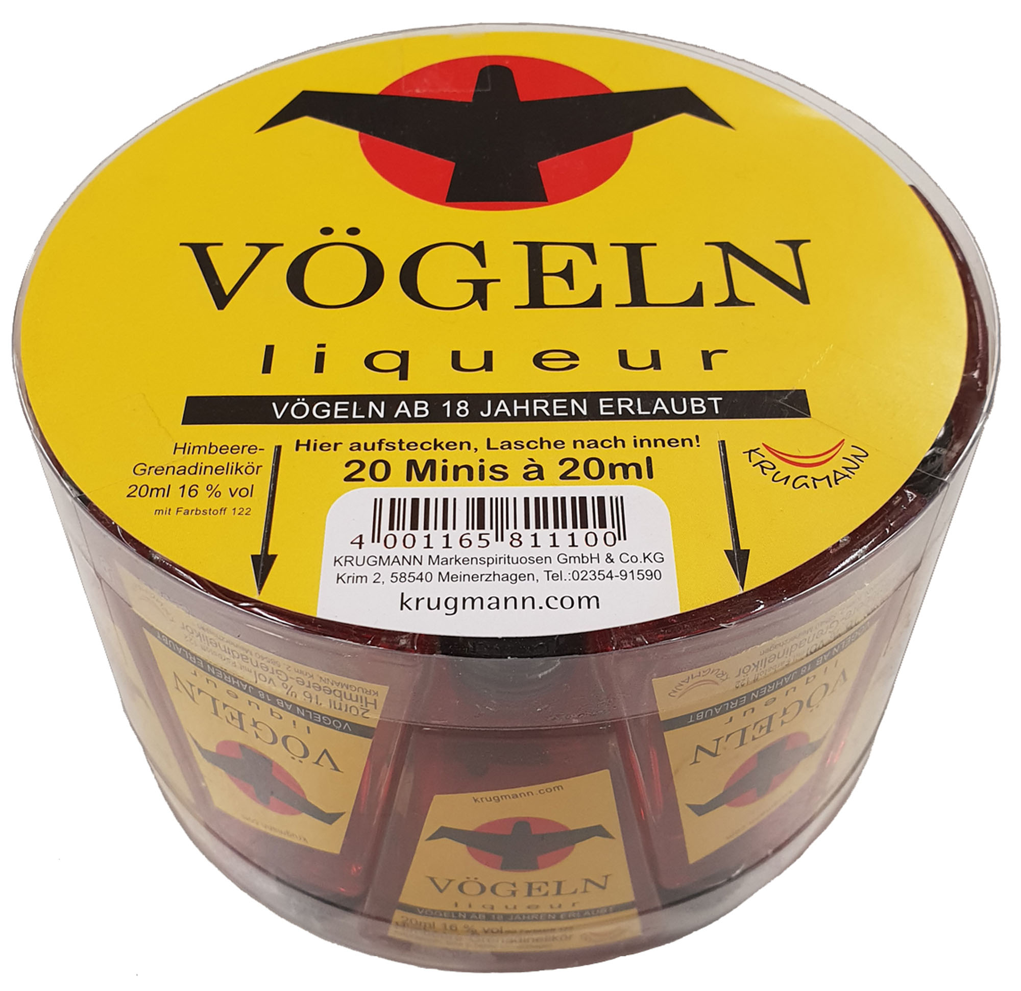 Vogeln liqueur Doos 20x2 cl 16%