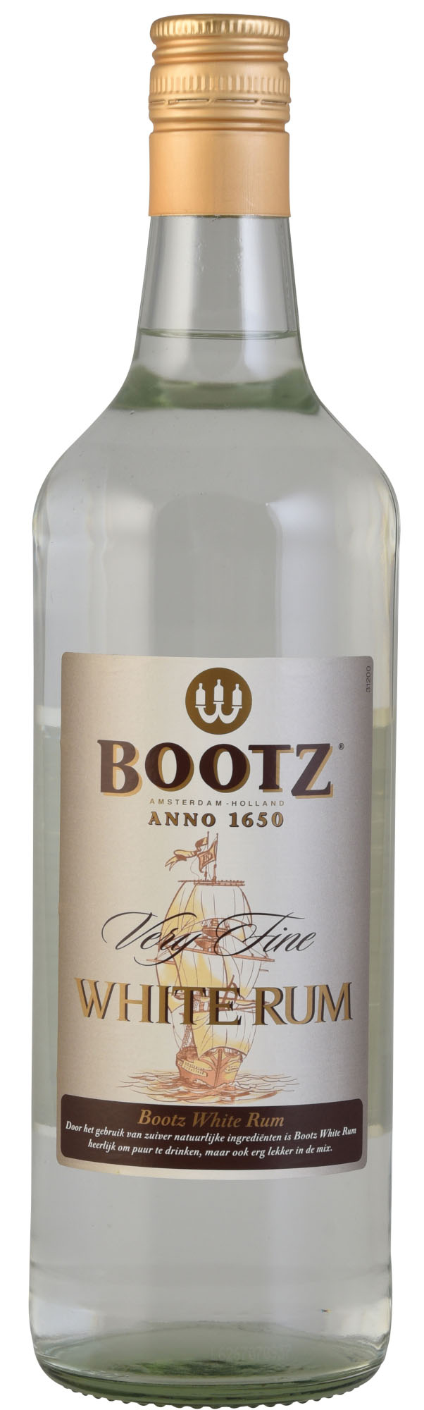 Bootz Rum Wit Fles 100 cl 37,5%