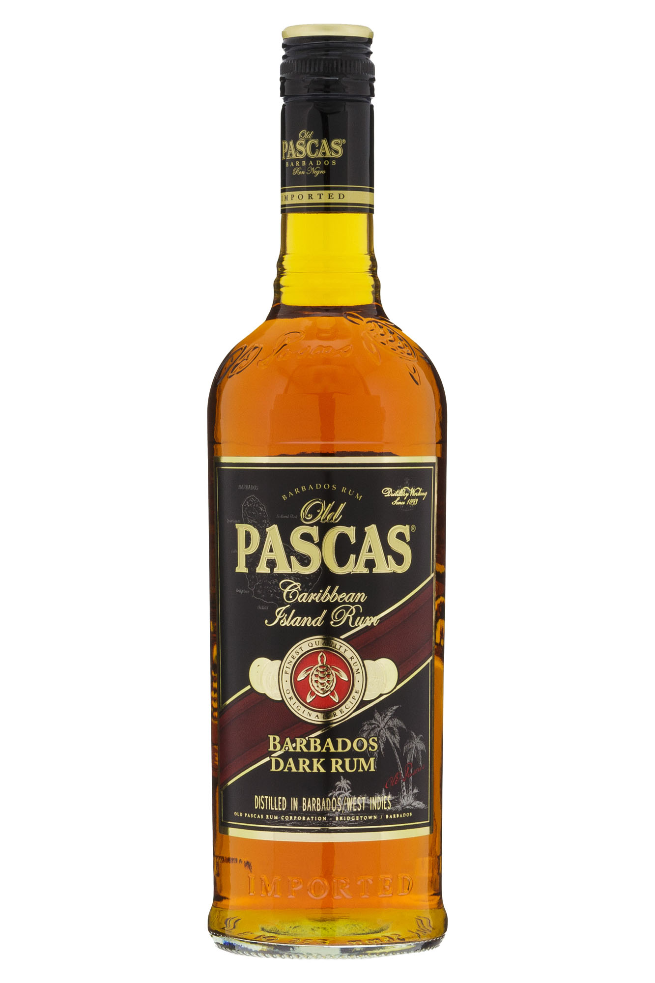 Old Pascas Rum Bruin Fles 70 cl 37,5%