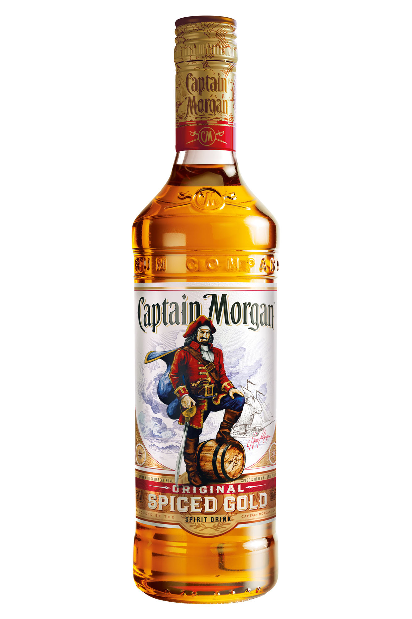 Captain Morgan Spiced Rum Fles 70 cl 35%