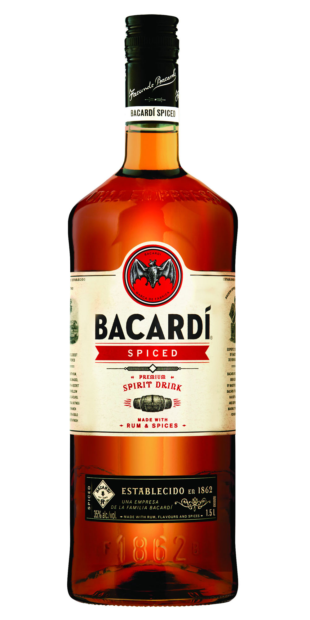 Bacardi Spiced Fles 150 cl 35%