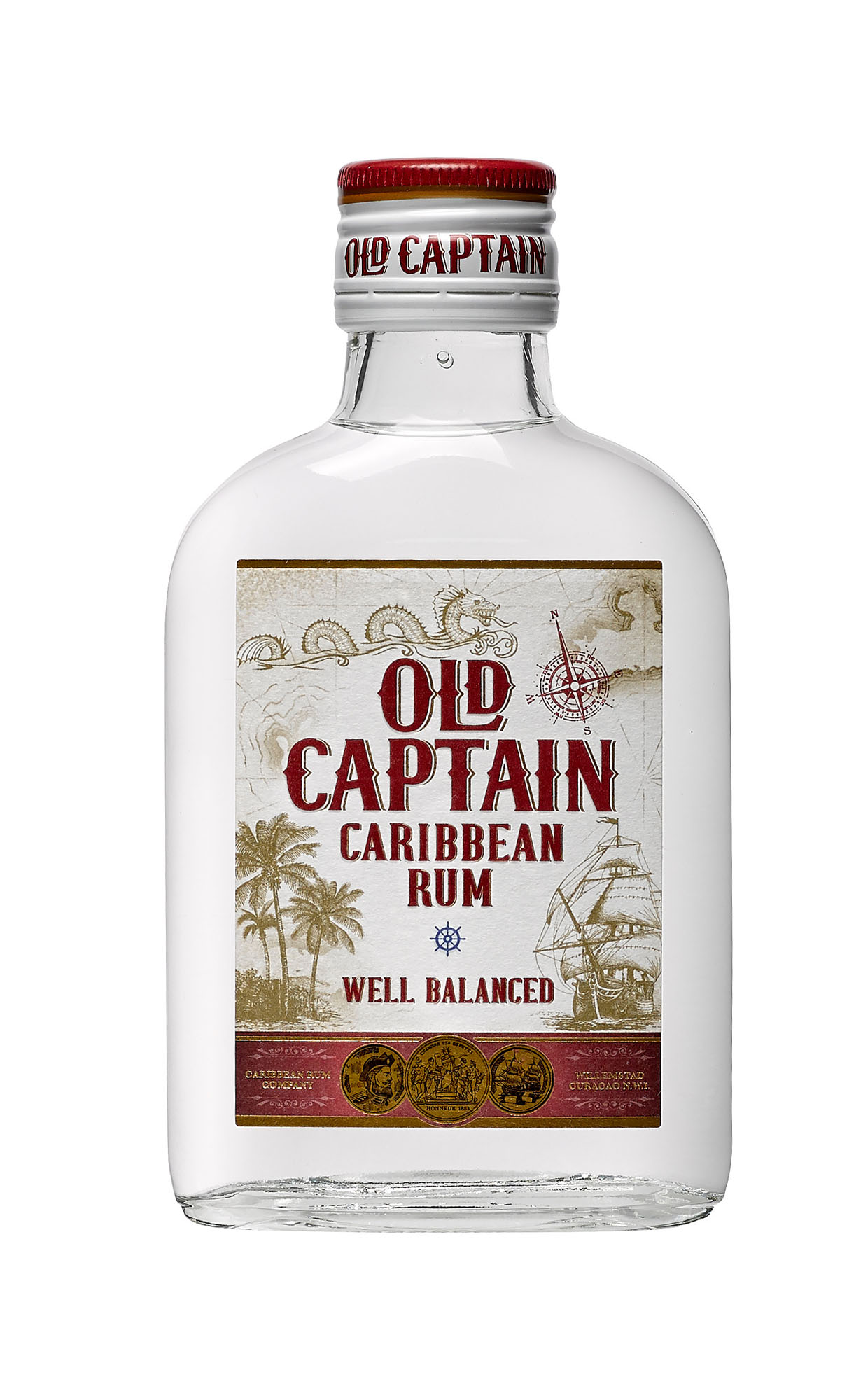 Old Captain Wit Zakflacon Doos 12x20 cl 37,5%