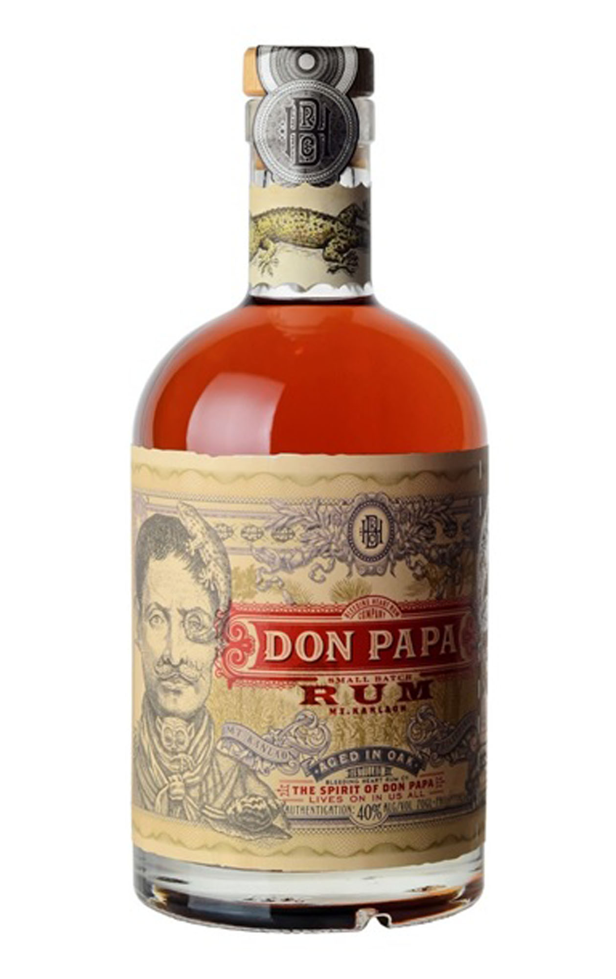 Don Papa 7Y + Canister Fles 70 cl 40%