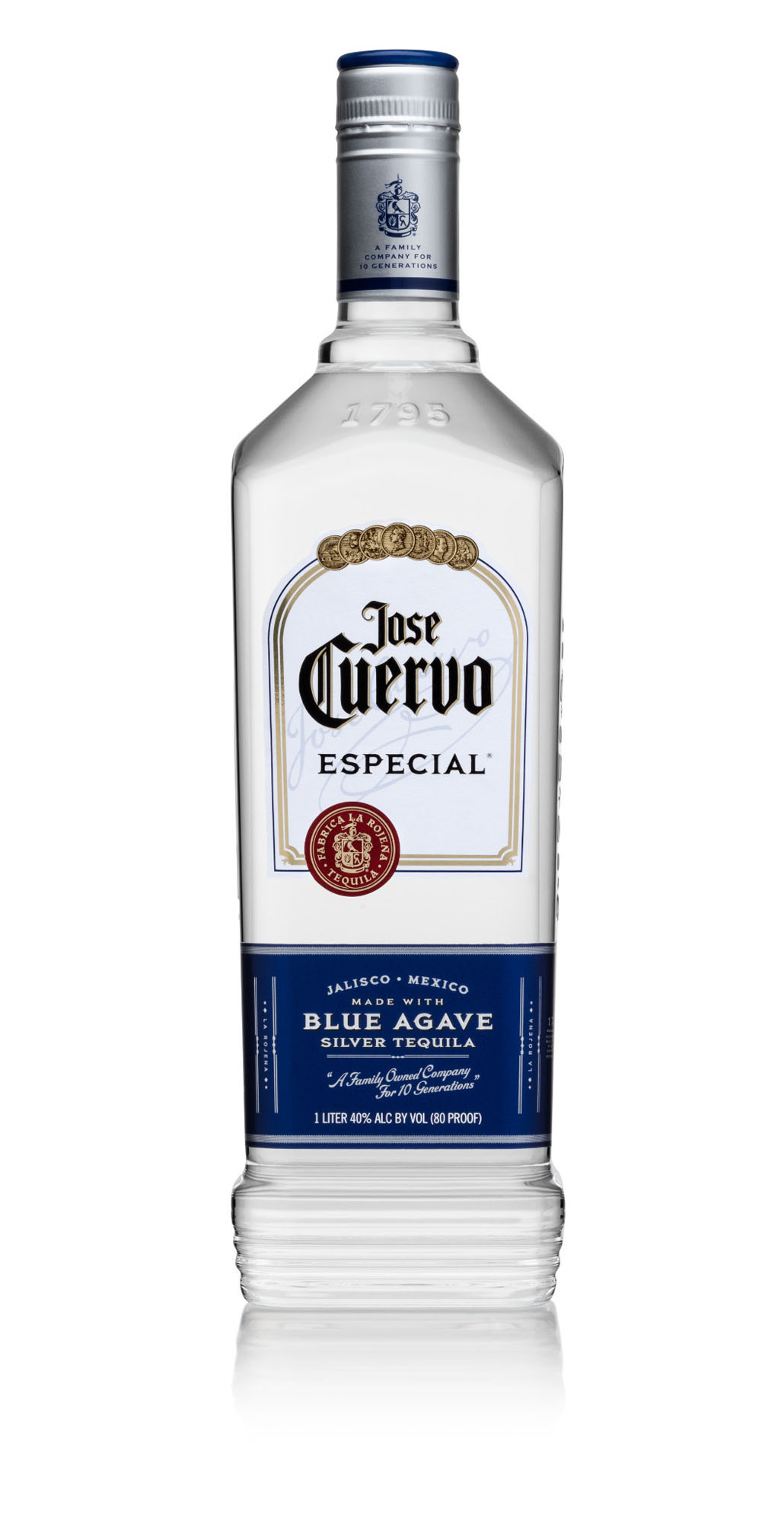 Tequila Cuervo Especial Silver Fles 100 cl 38%