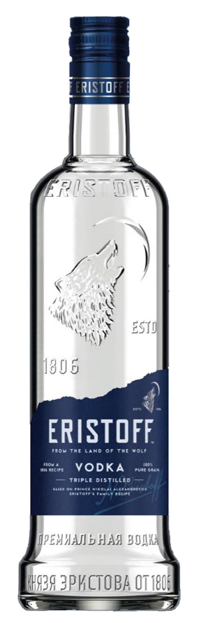 Eristoff Wodka Fles 70 cl 37,5%