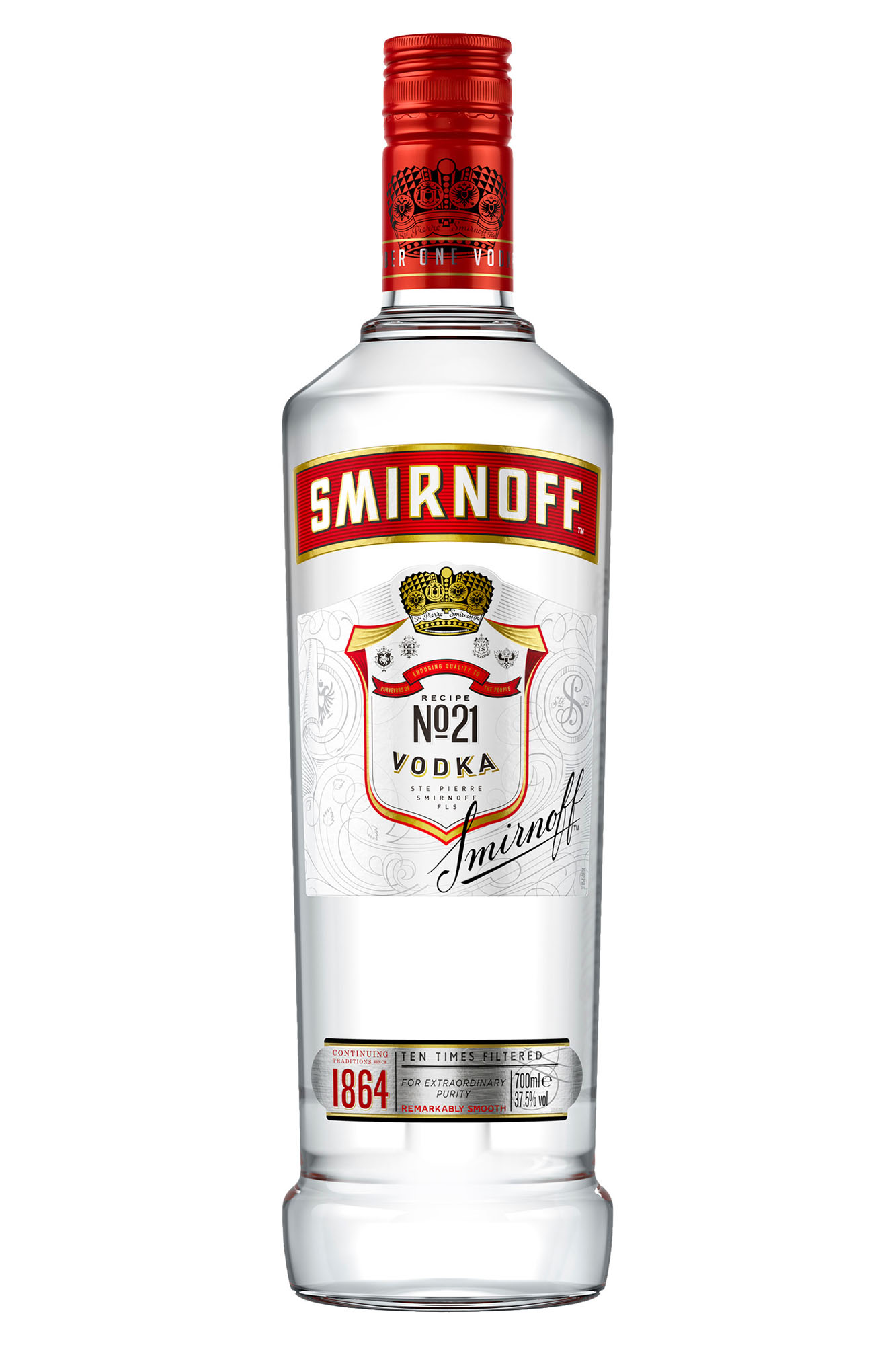 Smirnoff Wodka Fles 70 cl 37,5%