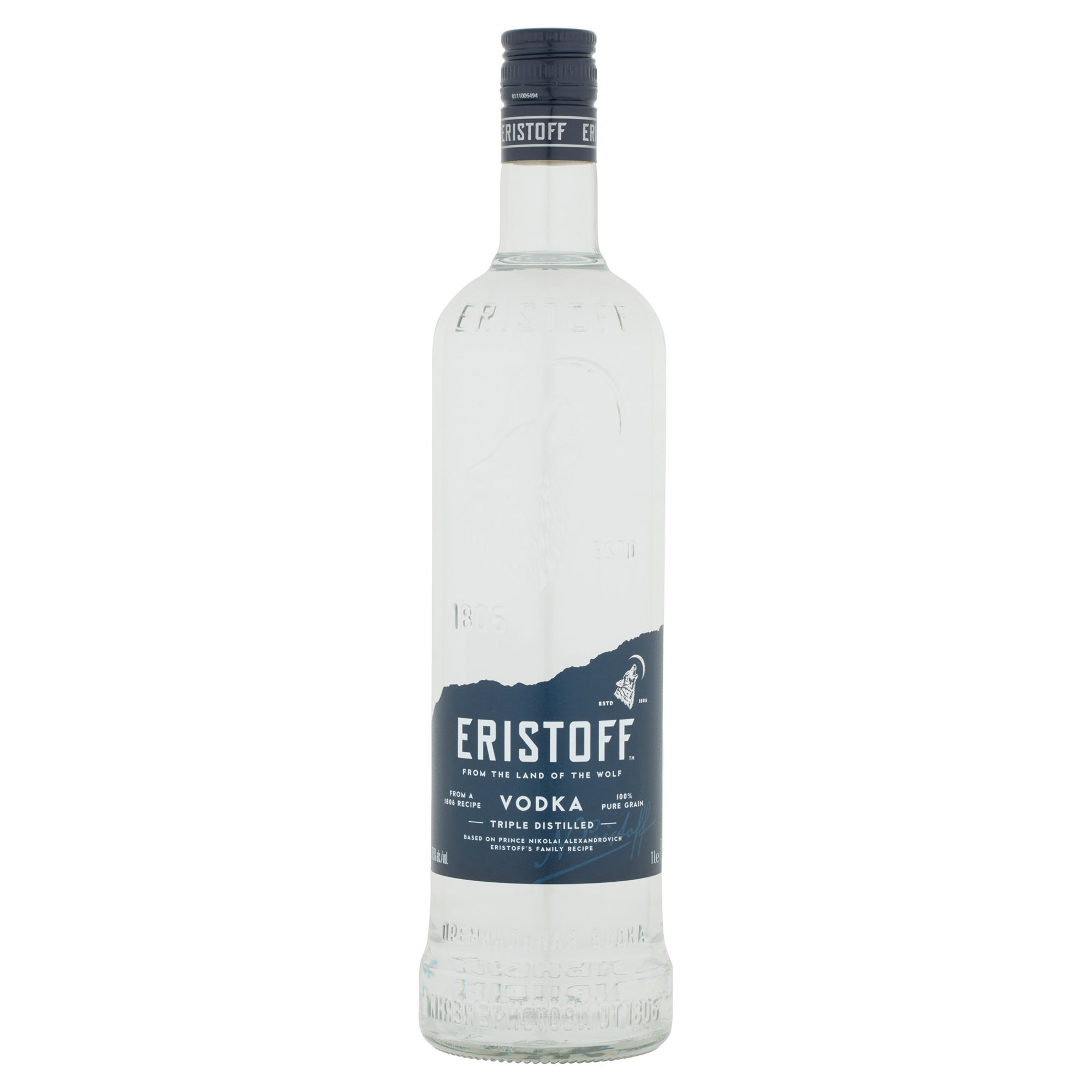 Eristoff Wodka Fles 100 cl 37,5%