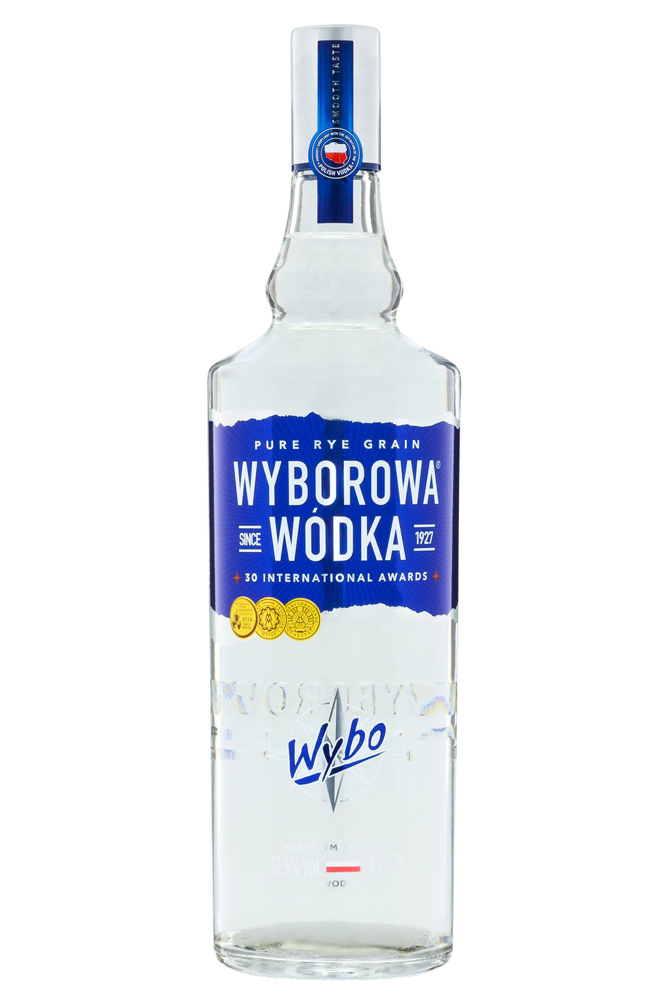 Wyborowa Wodka Fles 100 cl 37,5%