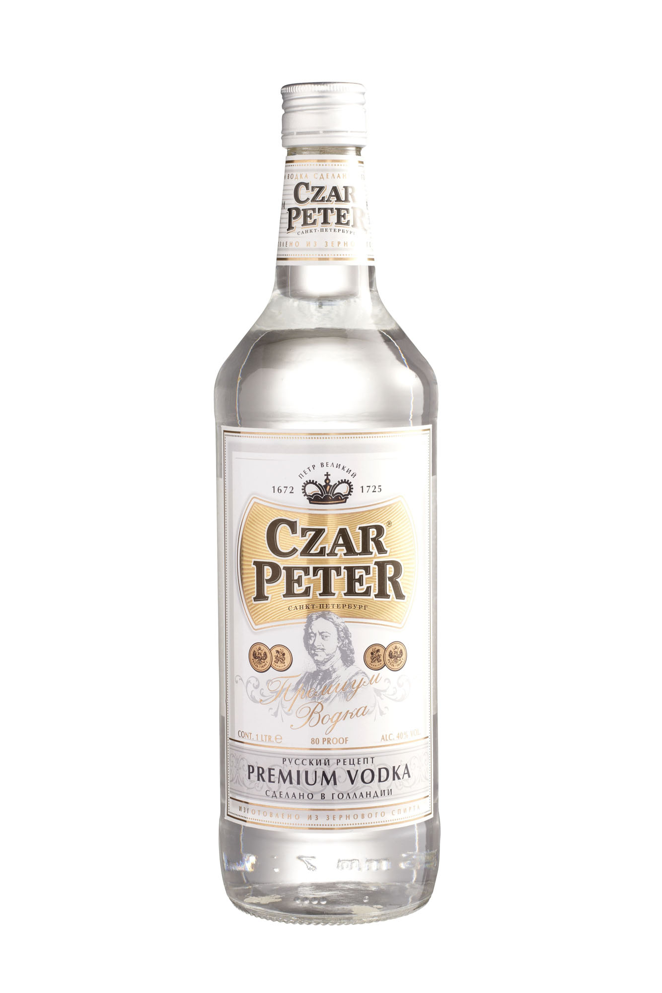 Czar Peter Wodka Fles 100 cl 40%