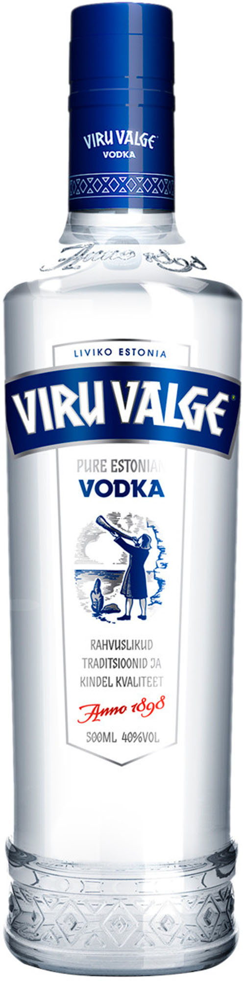 Viru Valge Wodka Fles 50 cl 40%