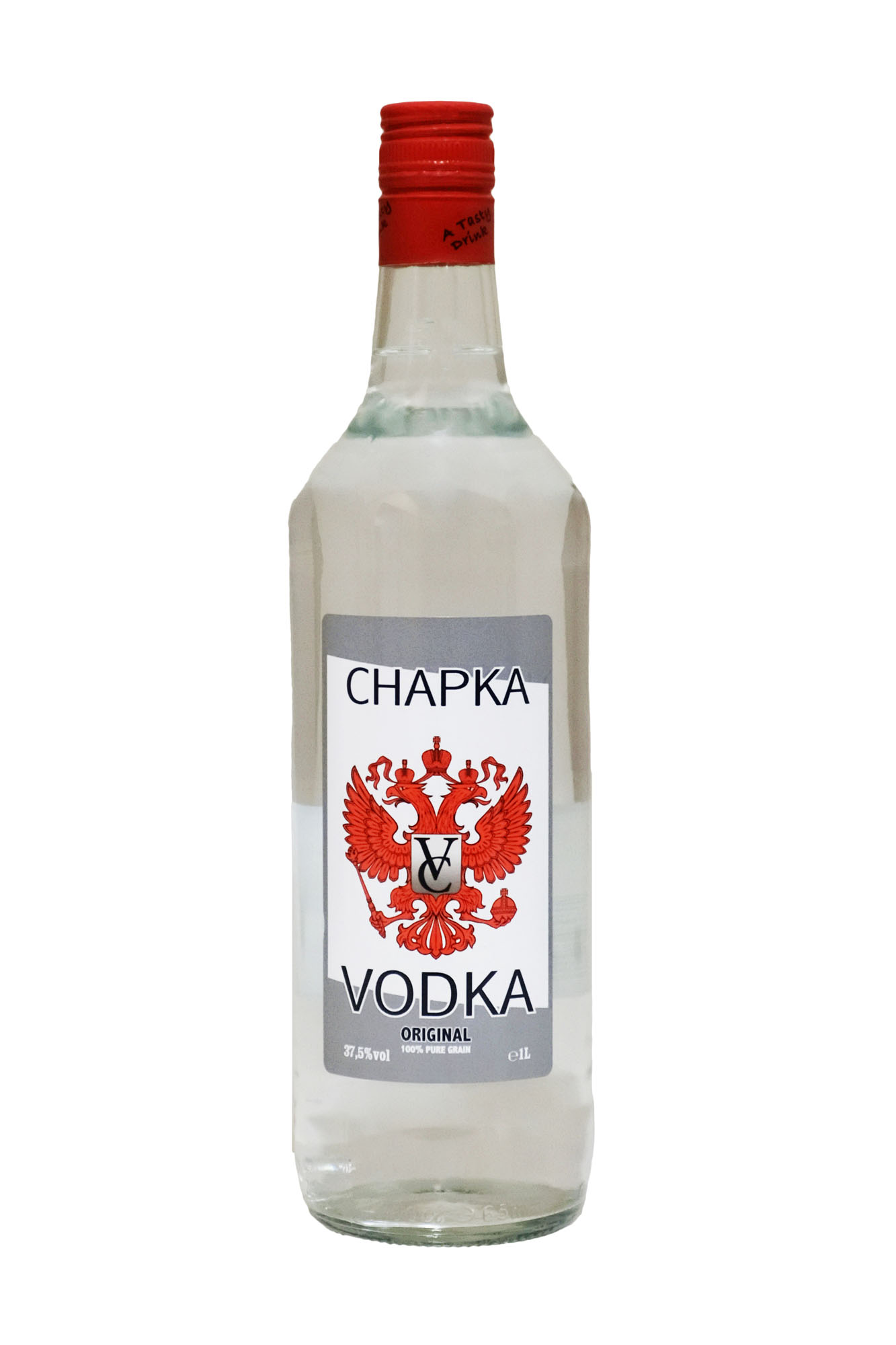 Chapka Vodka Pure Grain Fles 100 cl 37,5%