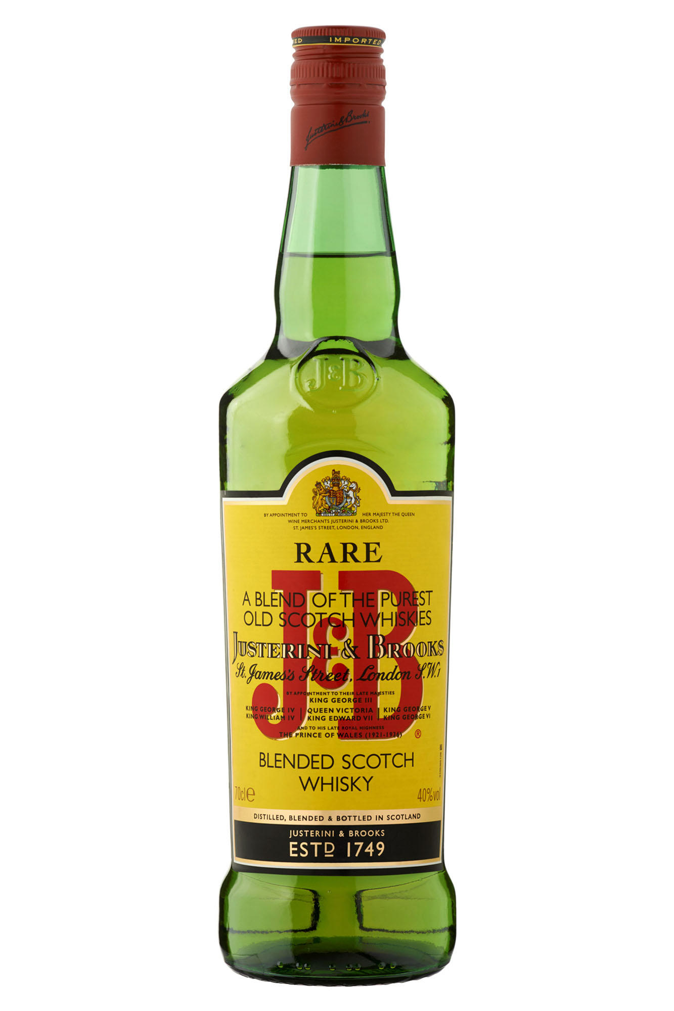 J & B Justerini & Brooks Fles 70 cl 40%