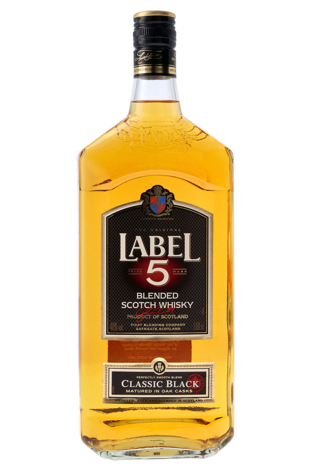 Label 5 Scotch Whisky Fles 100 cl 40%