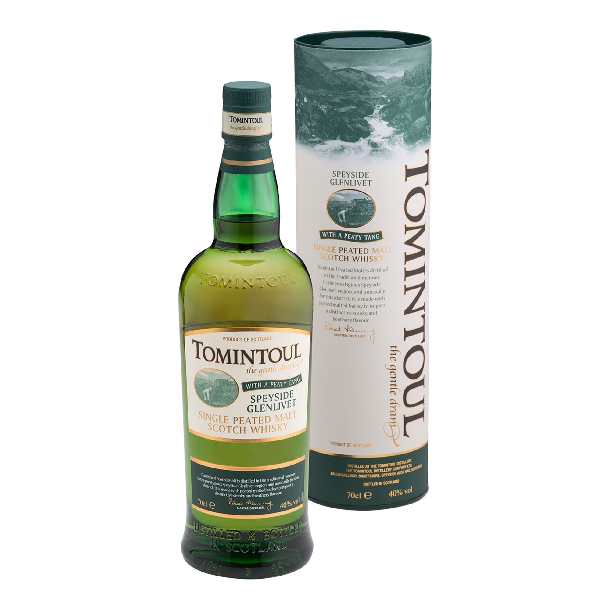 Tomintoul Peaty Tang Fles 70 cl 40%