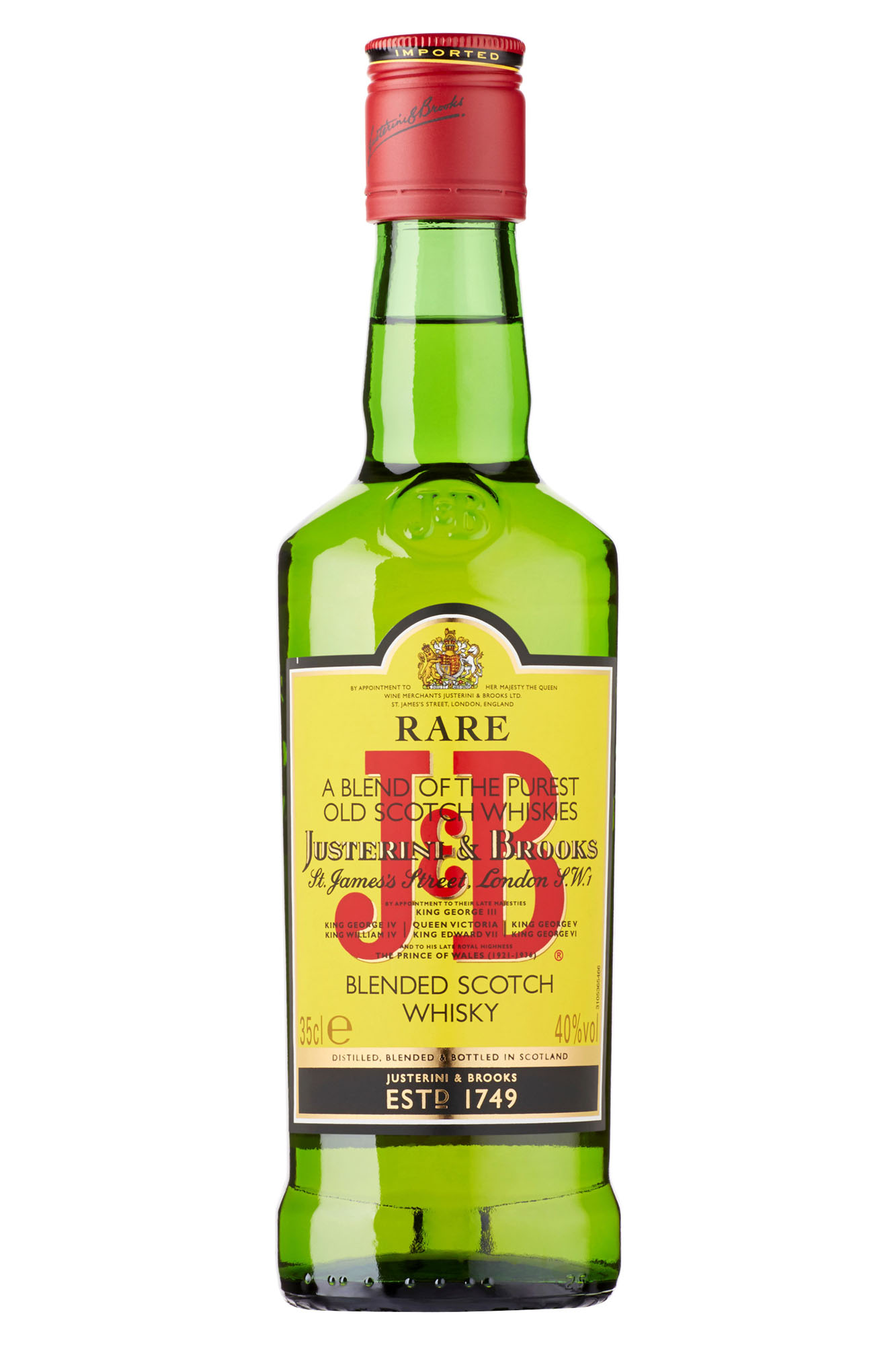 J & B Justerini & Brooks Fles 35 cl 40%