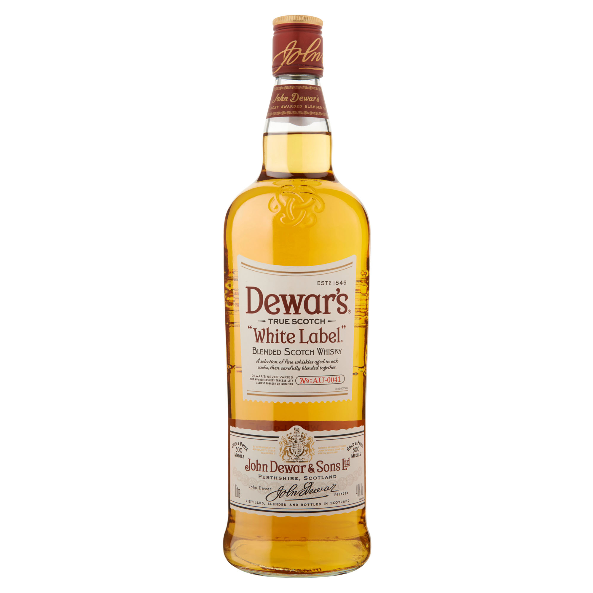 Dewar's White Label Fles 100 cl 40%