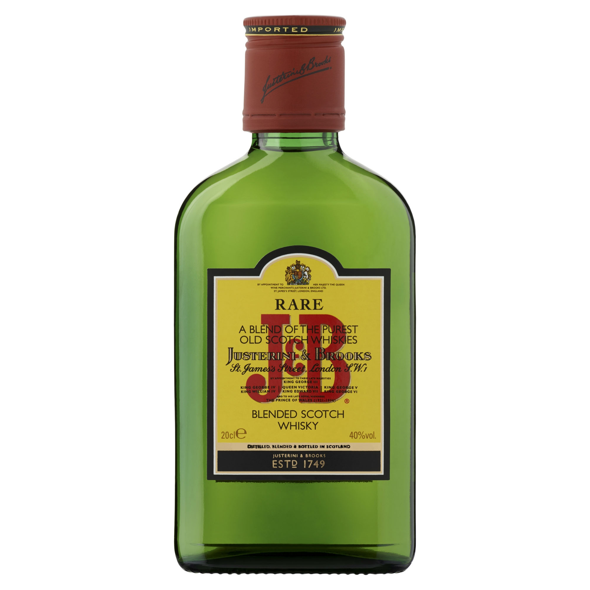 J & B Justerini & Brooks Tray 6x20 cl 40%