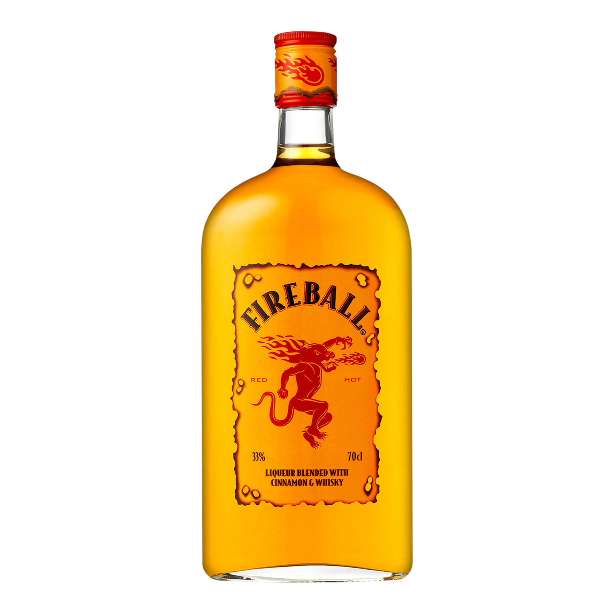 Fireball Whisky Fles 70 cl 33%