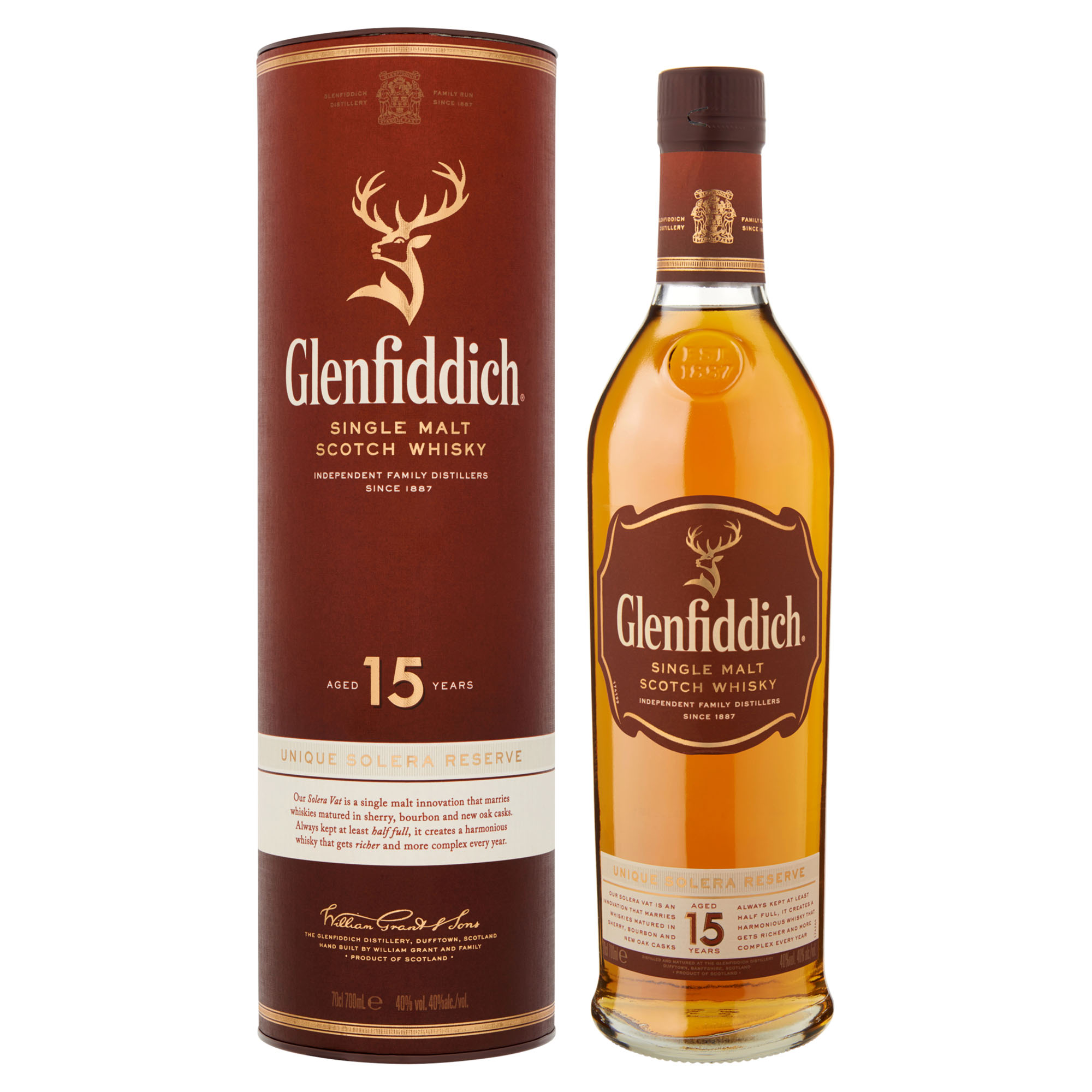 Glenfiddich 15Y Single Malt Fles 70 cl 40%